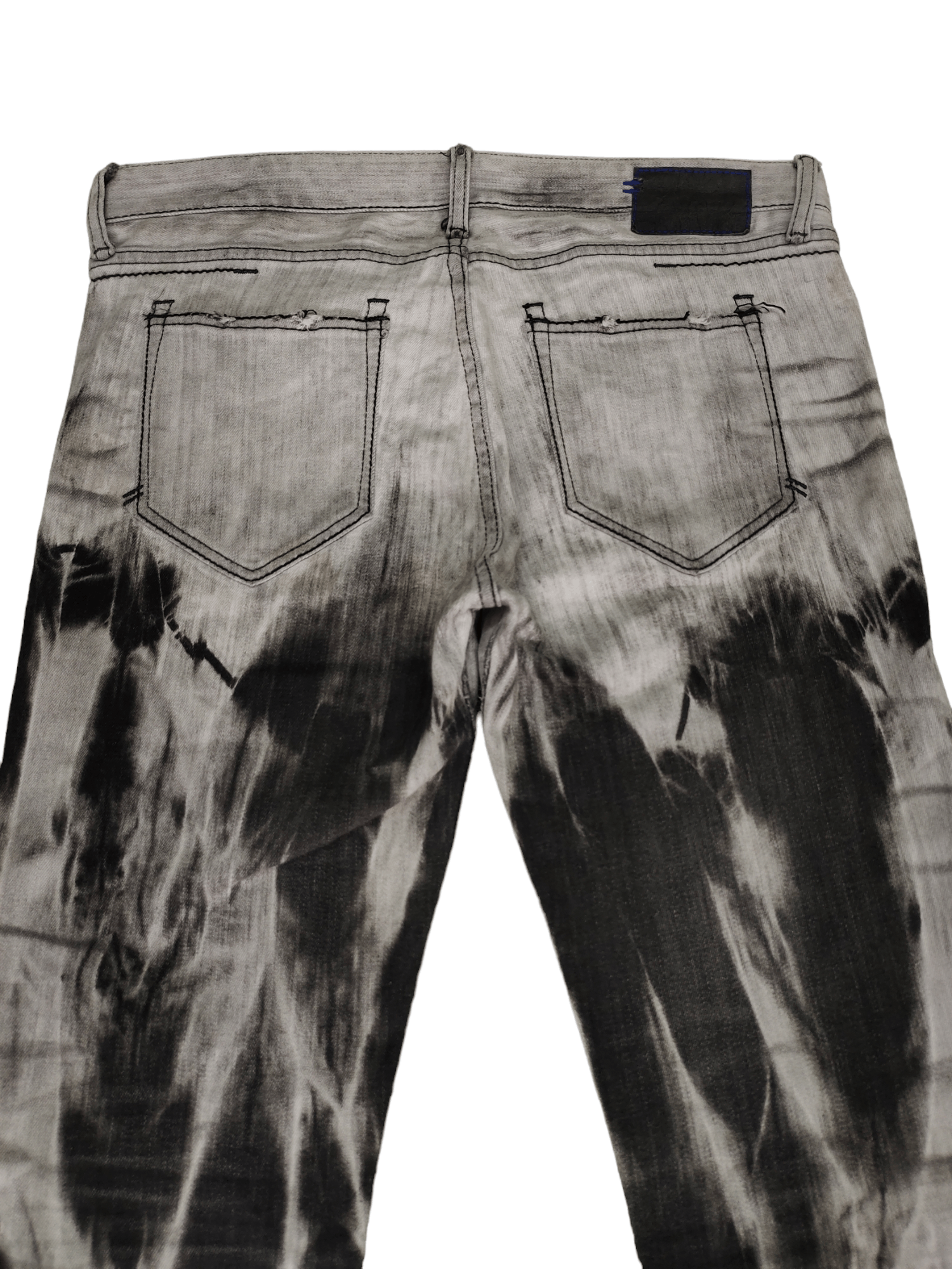 CIVARIZE Civarize Japan Acid Wash Charcoal Jeans Zipper Hem Slim Fit Size US 32 / EU 48 - 10 Thumbnail