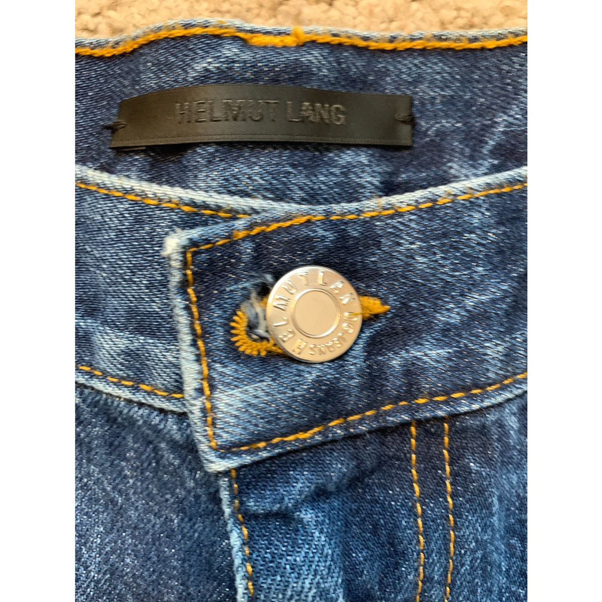 Helmut Lang HELMUT LANG ZIPPER WIDE JEANS Size US 32 / EU 48 - 13 Thumbnail