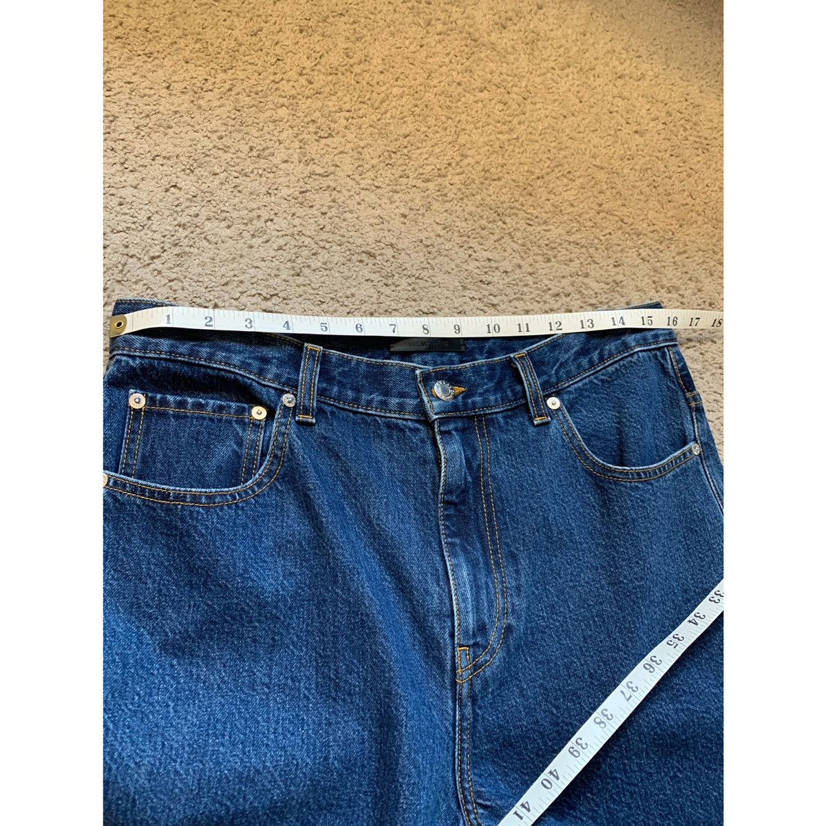 Helmut Lang HELMUT LANG ZIPPER WIDE JEANS Size US 32 / EU 48 - 19 Thumbnail
