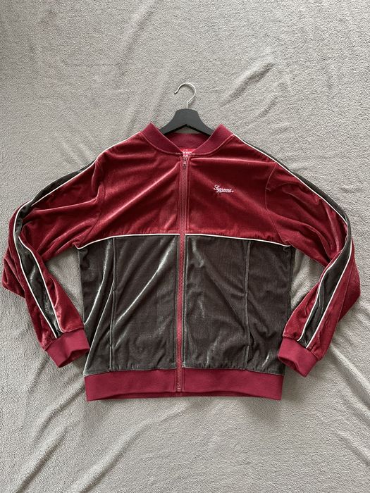 Supreme Supreme Velour Track Jacket | Grailed