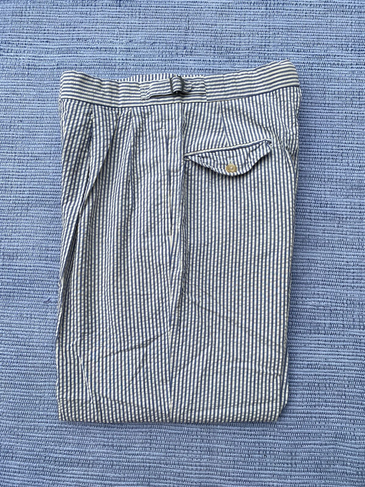 Polo Ralph Lauren vintage polo ralph lauren striped wide pants Size US 30 / EU 46 - 7 Thumbnail