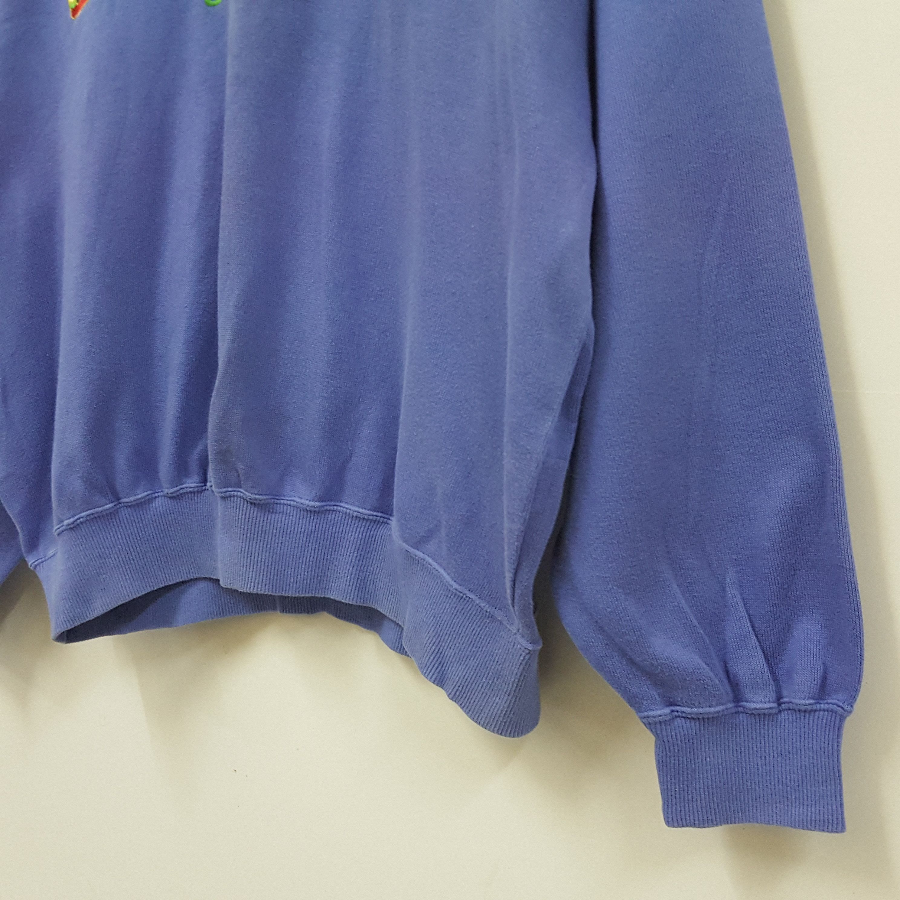 Vintage LANCEL JEANS embroidery spell out style sweatshirts