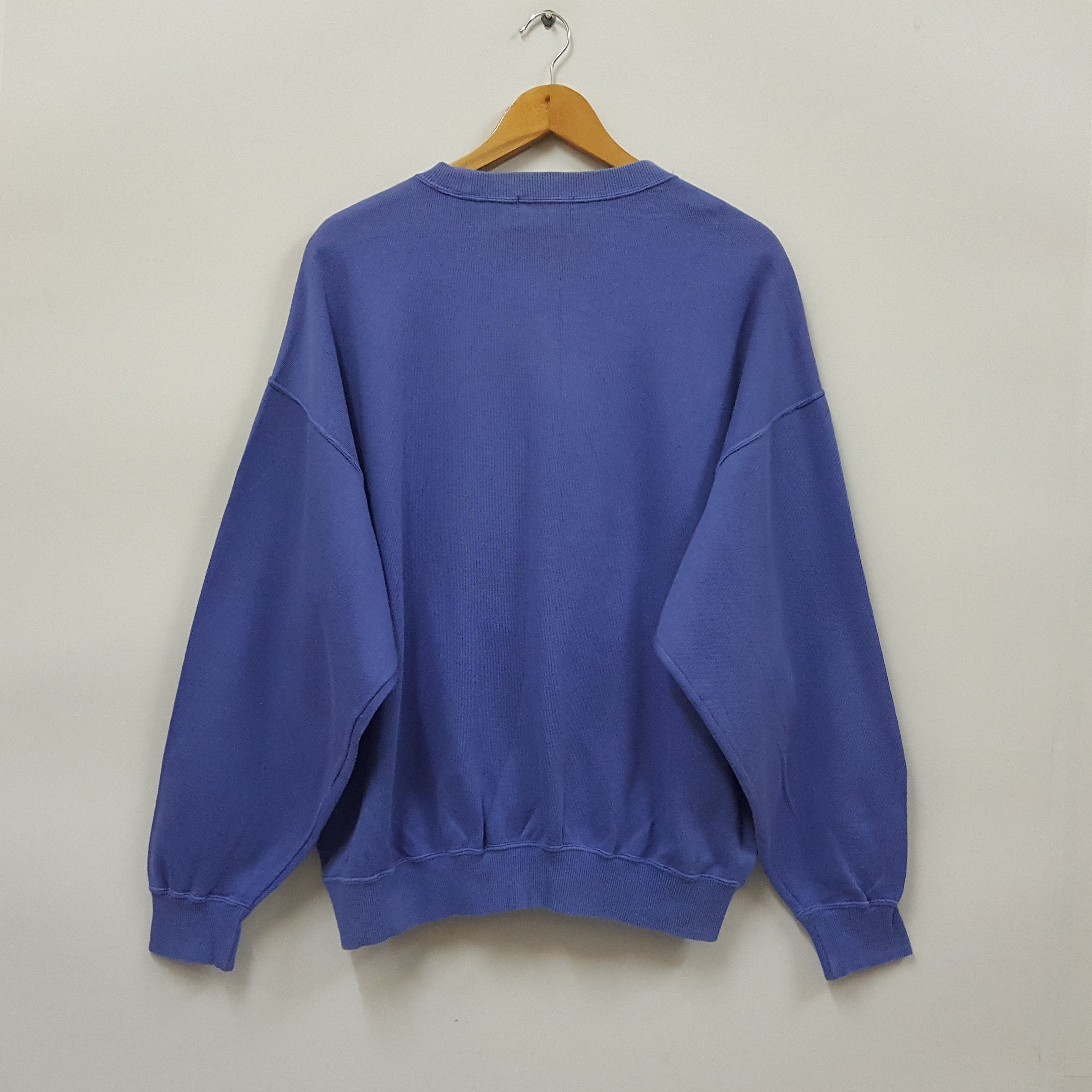 Vintage LANCEL JEANS embroidery spell out style sweatshirts