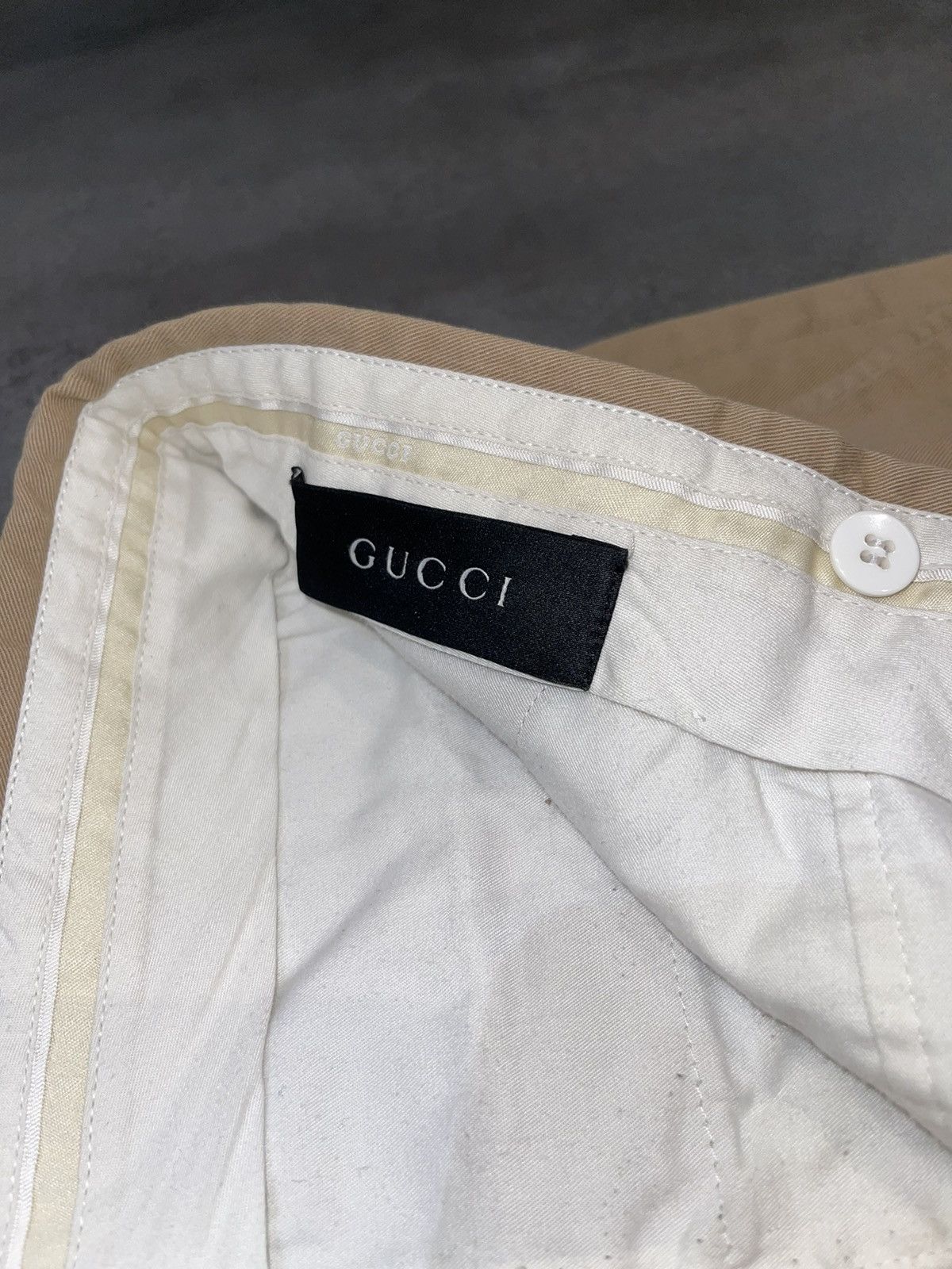 Gucci Gucci Beige Chino Pants Size US 32 / EU 48 - 14 Thumbnail