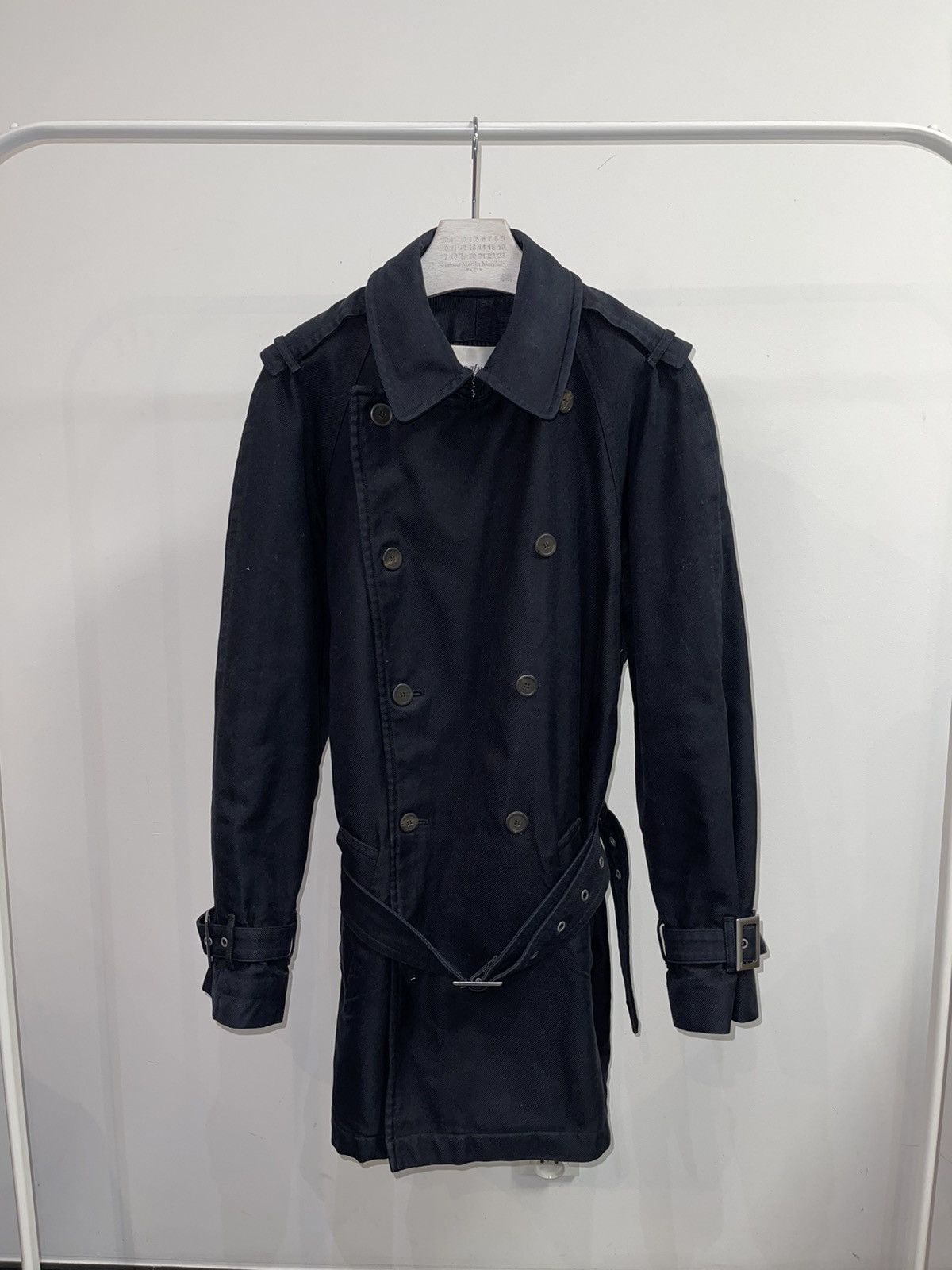 Saint Laurent Paris Yves Saint Laurent Rive Gauche Double Breasted Black Coat Size US M / EU 48-50 / 2 - 4 Thumbnail