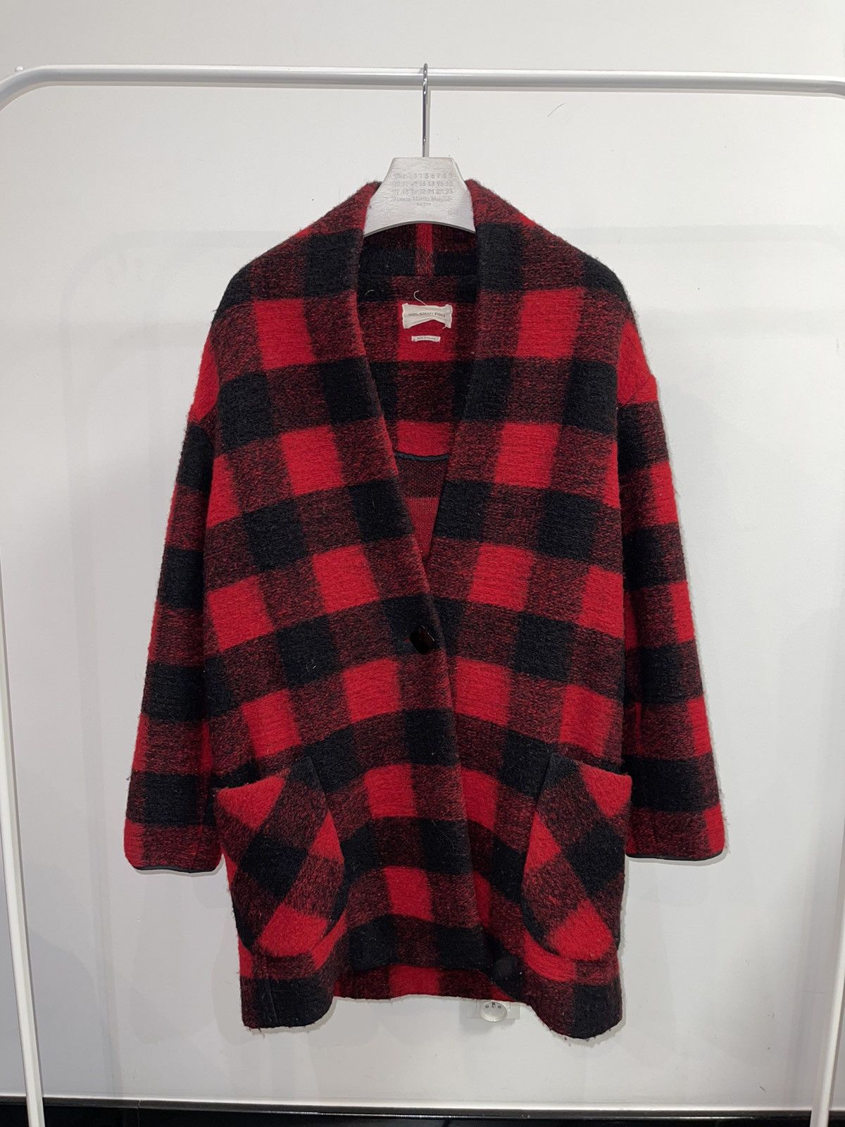 Isabel Marant Isabel Marant Checkered Wool Geeno Jacket Size US L / EU 52-54 / 3 - 4 Thumbnail