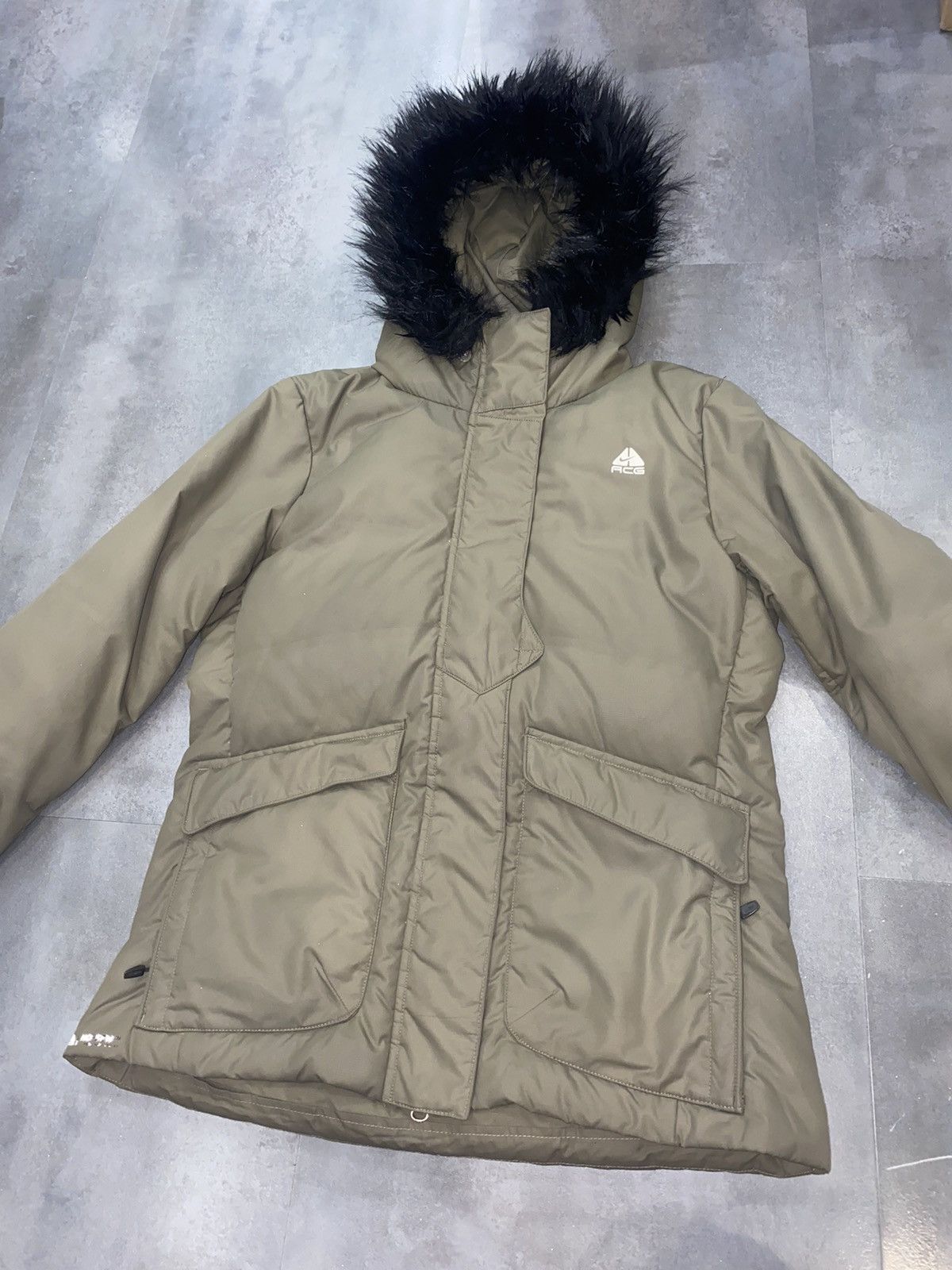 Nike ACG Nike ACG Small Logo Brown Goose Down Puffer Jacket Size US S / EU 44-46 / 1 - 10 Thumbnail