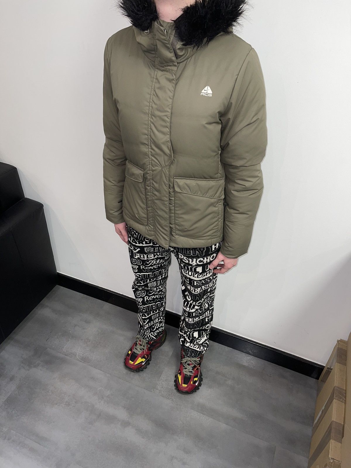 Nike ACG Nike ACG Small Logo Brown Goose Down Puffer Jacket Size US S / EU 44-46 / 1 - 7 Thumbnail