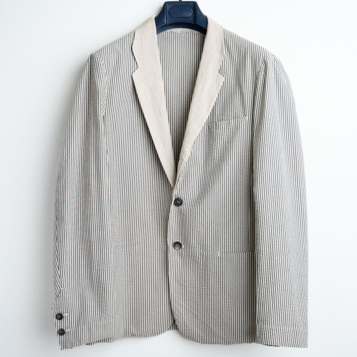 Sease Ellen Seersucker Blazer Size IT46