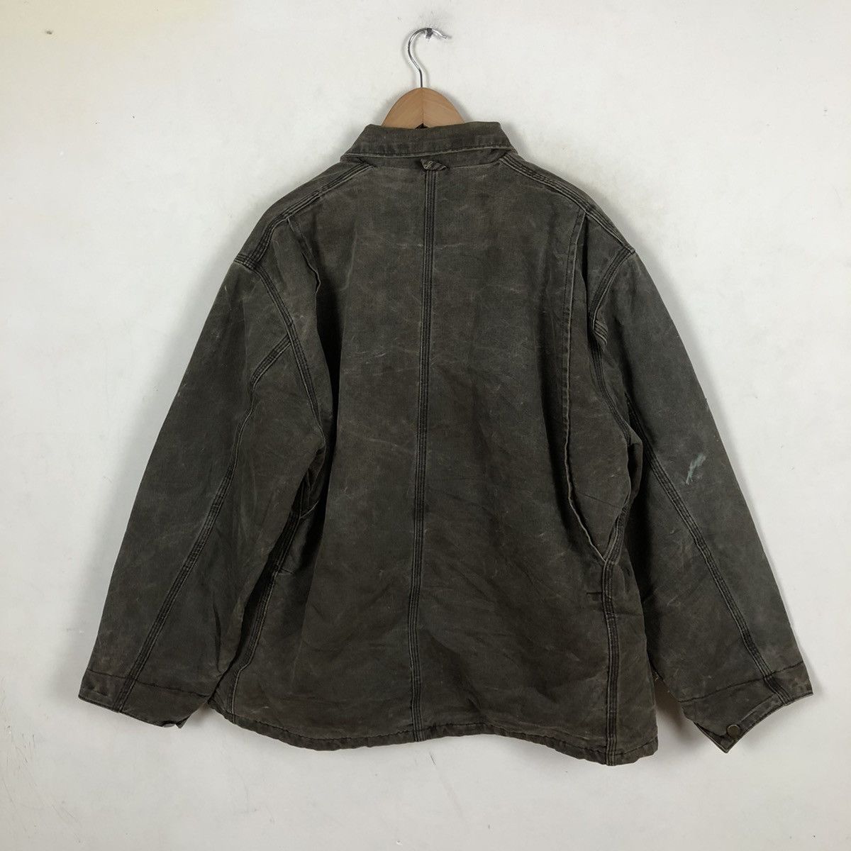 Carhartt 🔥VINTAGE CHORE WORKER JACKET CARHARTT USA BLANKET LINING Size US L / EU 52-54 / 3 - 8 Thumbnail