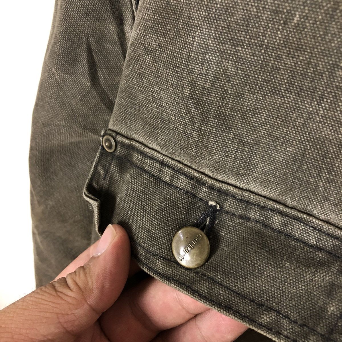 Carhartt 🔥VINTAGE CHORE WORKER JACKET CARHARTT USA BLANKET LINING Size US L / EU 52-54 / 3 - 6 Thumbnail
