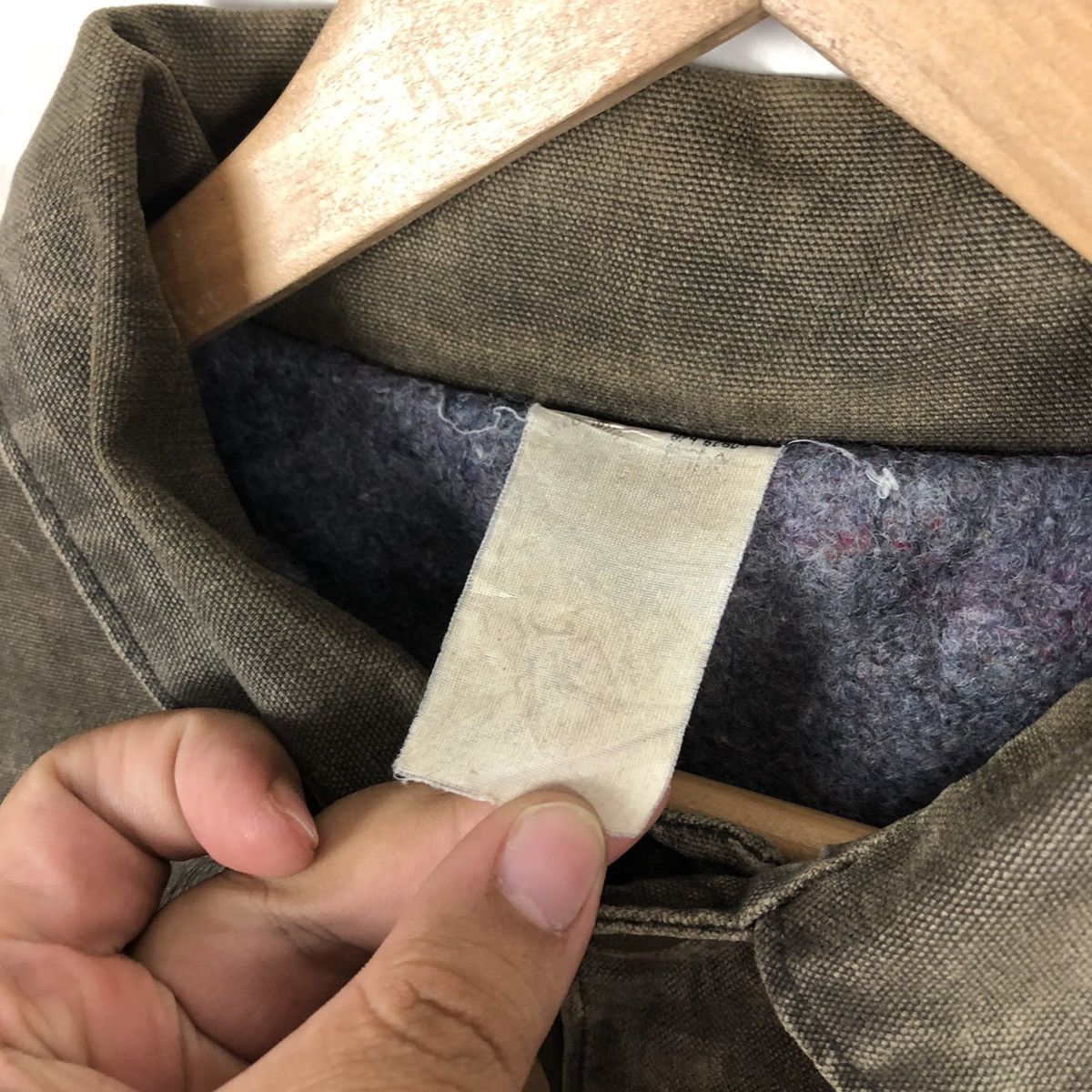 Carhartt 🔥VINTAGE CHORE WORKER JACKET CARHARTT USA BLANKET LINING Size US L / EU 52-54 / 3 - 7 Thumbnail