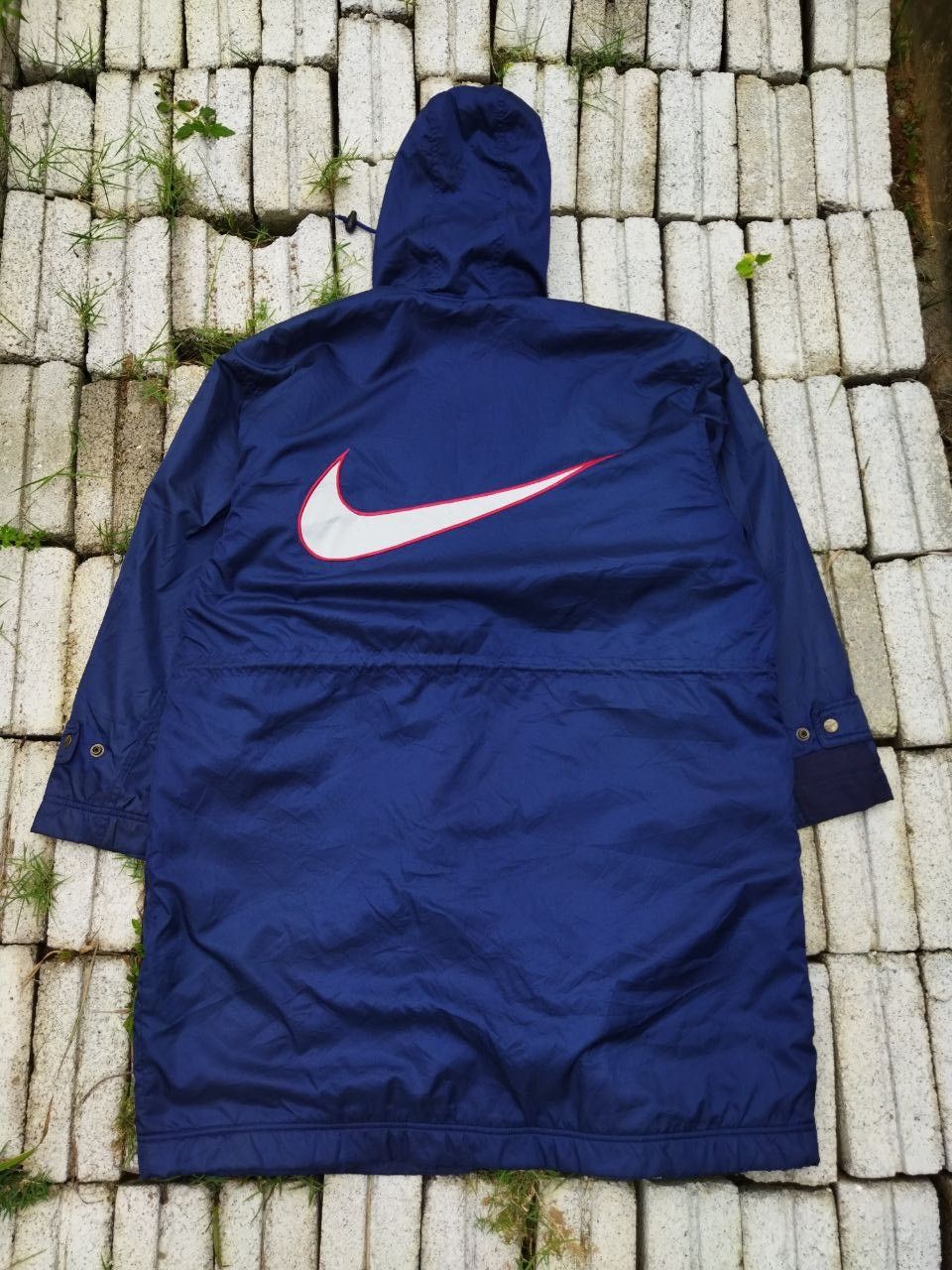 Nike Vintage Nike Big Swoosh Sherpa Lining Hoodie Jacket Size US M / EU 48-50 / 2 - 1 Thumbnail