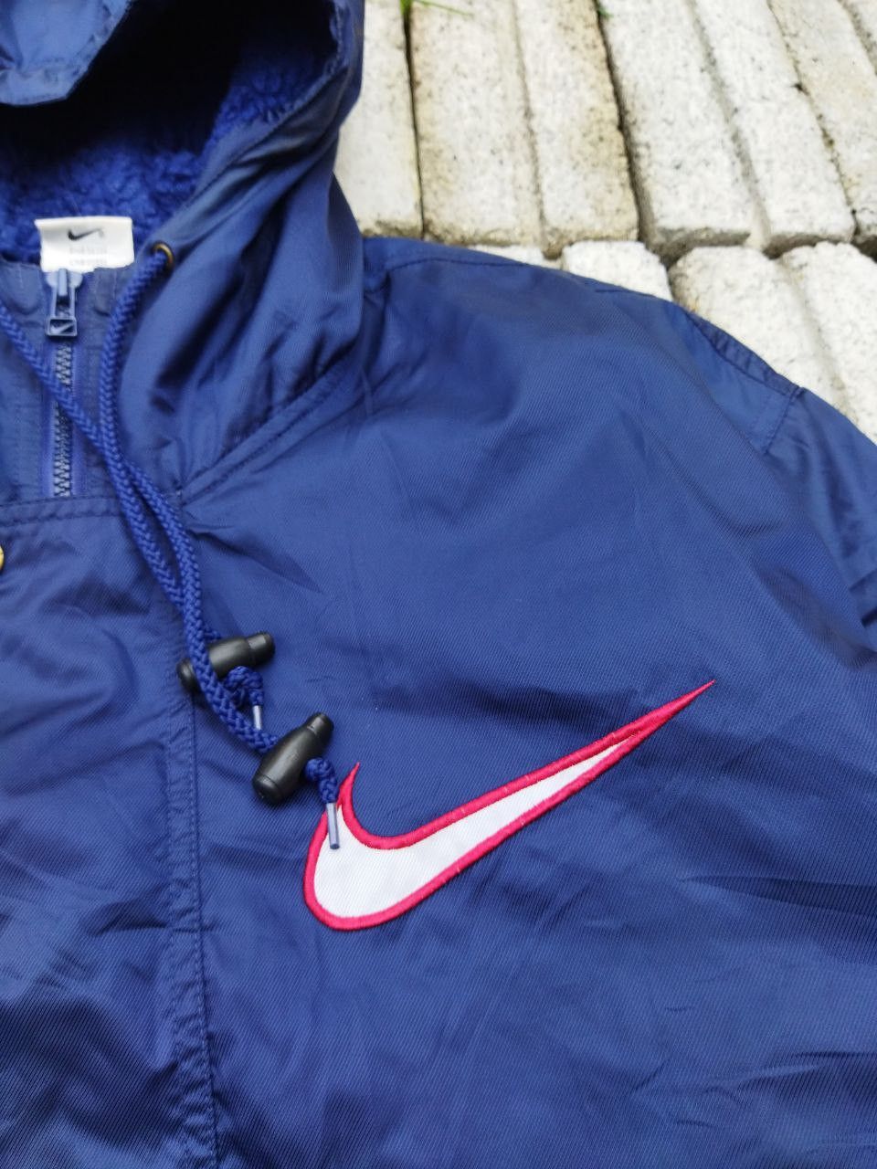 Nike Vintage Nike Big Swoosh Sherpa Lining Hoodie Jacket Size US M / EU 48-50 / 2 - 6 Thumbnail