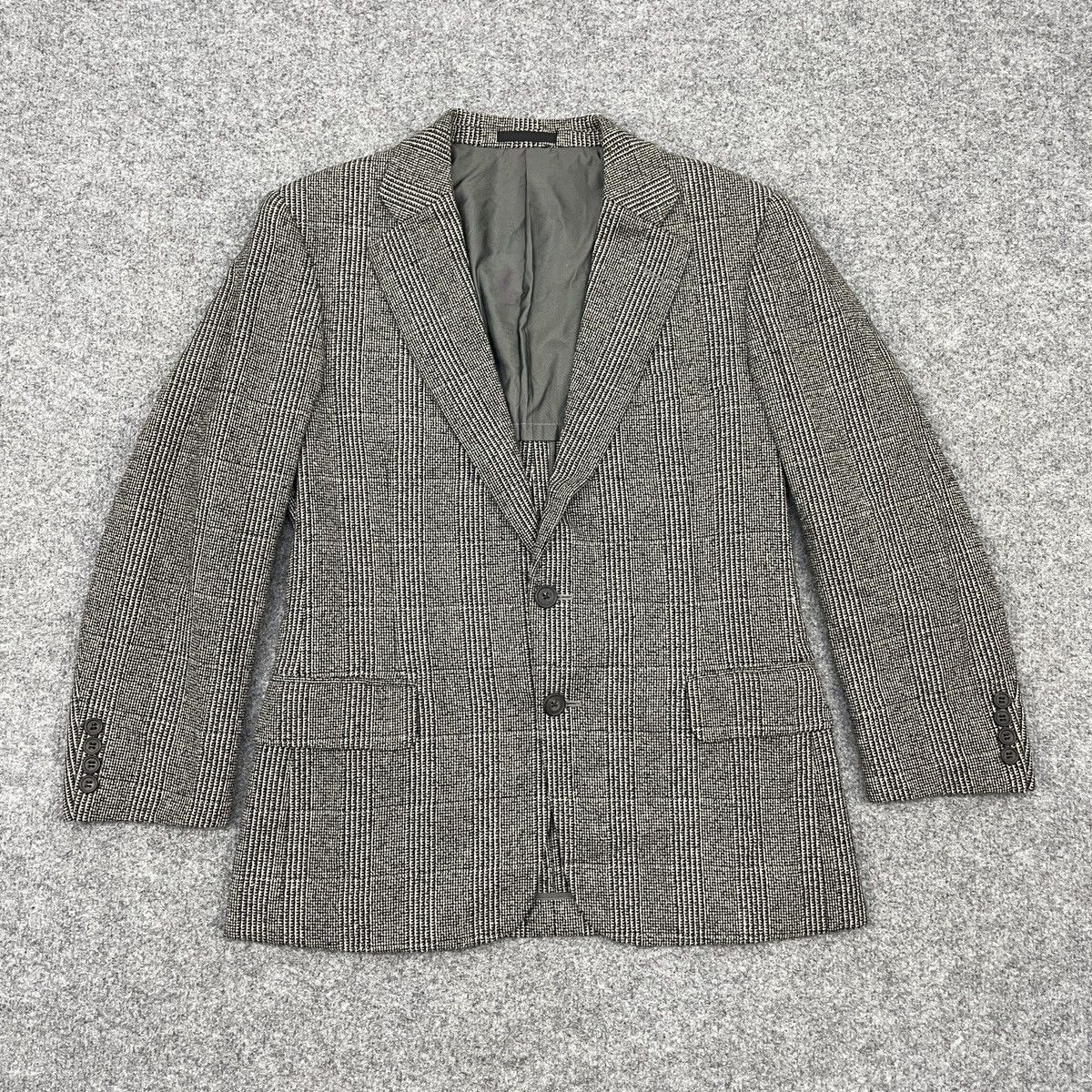 Burberry × Vintage Vintage Burberrys Stripes Wool Blazer Size M / US 6-8 / IT 42-44 - 1 Thumbnail