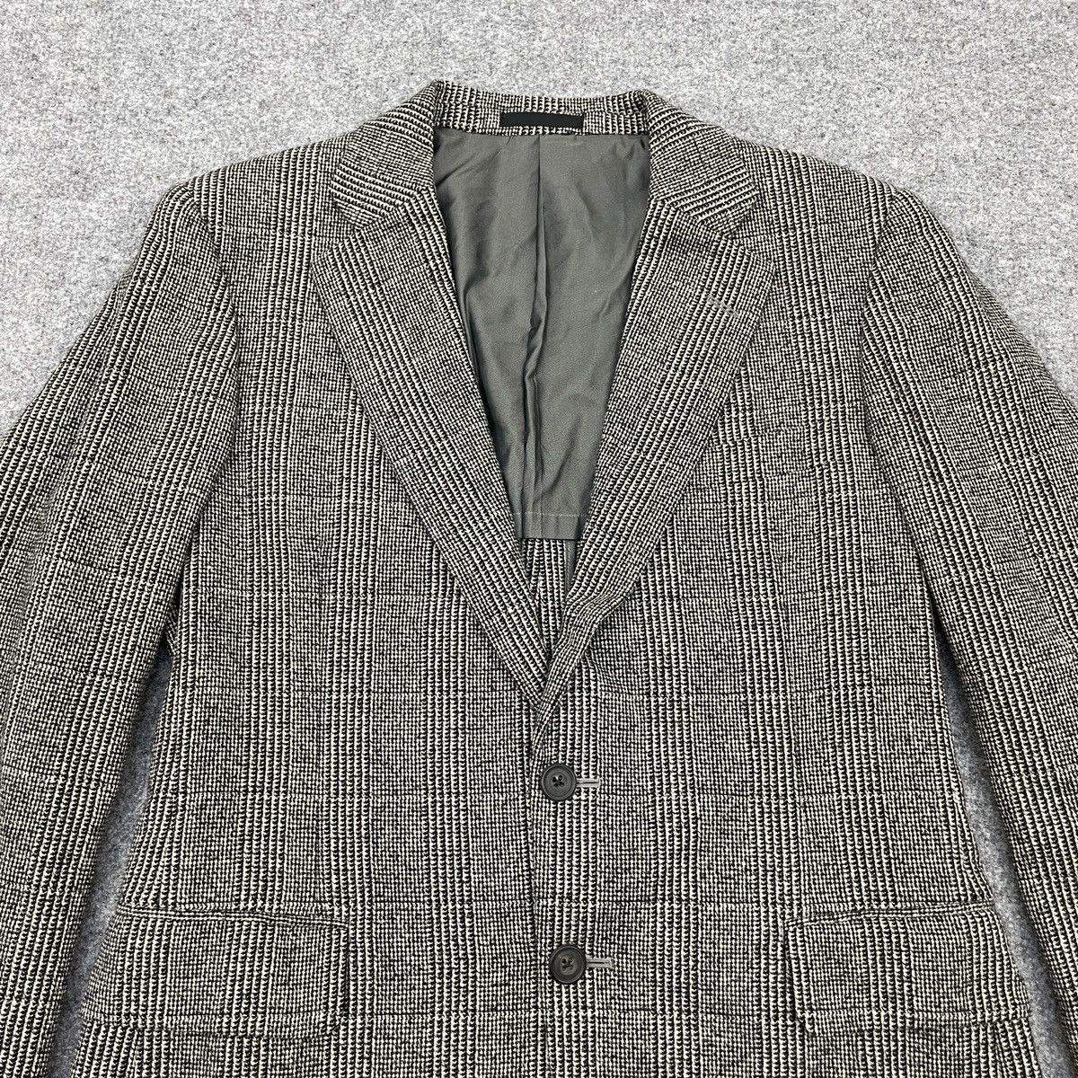 Burberry × Vintage Vintage Burberrys Stripes Wool Blazer Size M / US 6-8 / IT 42-44 - 7 Thumbnail