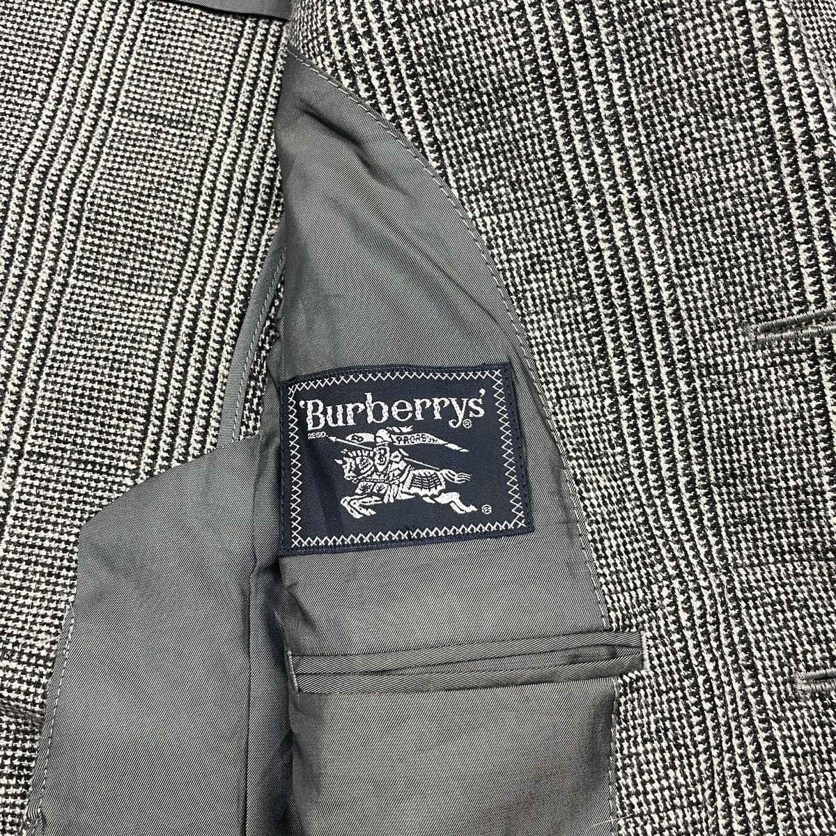 Burberry × Vintage Vintage Burberrys Stripes Wool Blazer Size M / US 6-8 / IT 42-44 - 3 Thumbnail