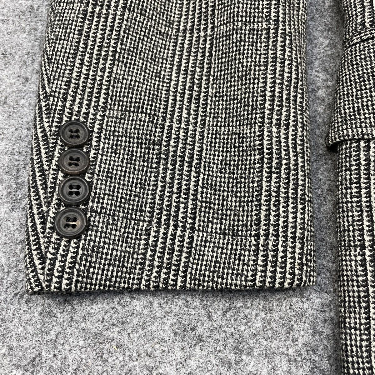 Burberry × Vintage Vintage Burberrys Stripes Wool Blazer Size M / US 6-8 / IT 42-44 - 6 Thumbnail