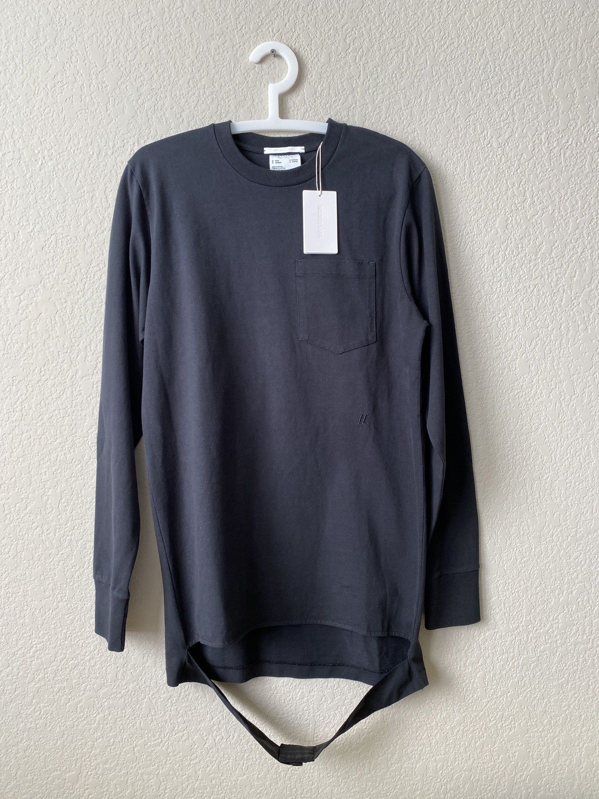 Helmut Lang Helmut Lang Strap Longsleeve T-Shirt / Small Size S / US 4 / IT 40 - 1 Thumbnail