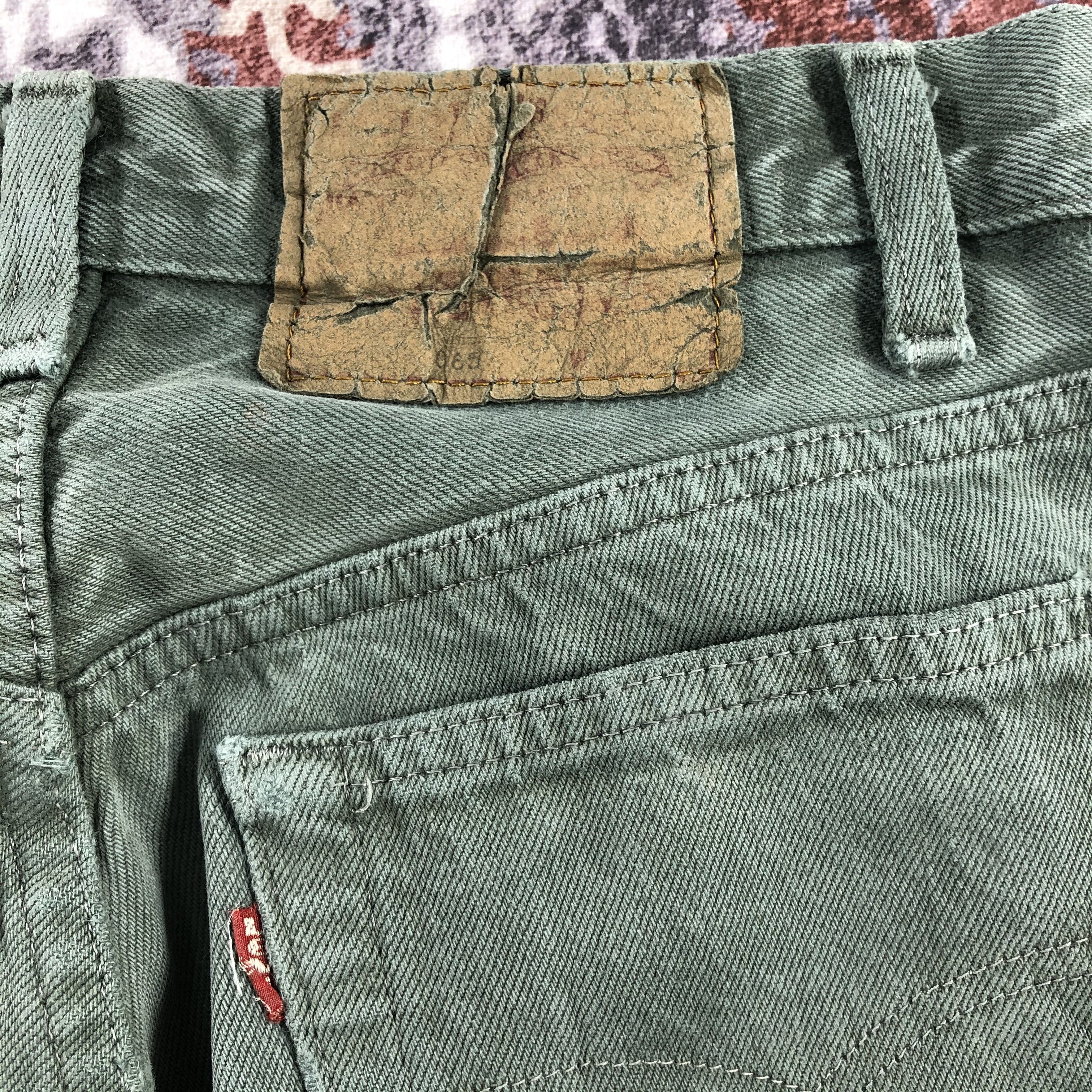 Levi's × Vintage 90s Vintage Ripped Levis 501 Jeans-JM2191 Size US 30 / EU 46 - 6 Thumbnail