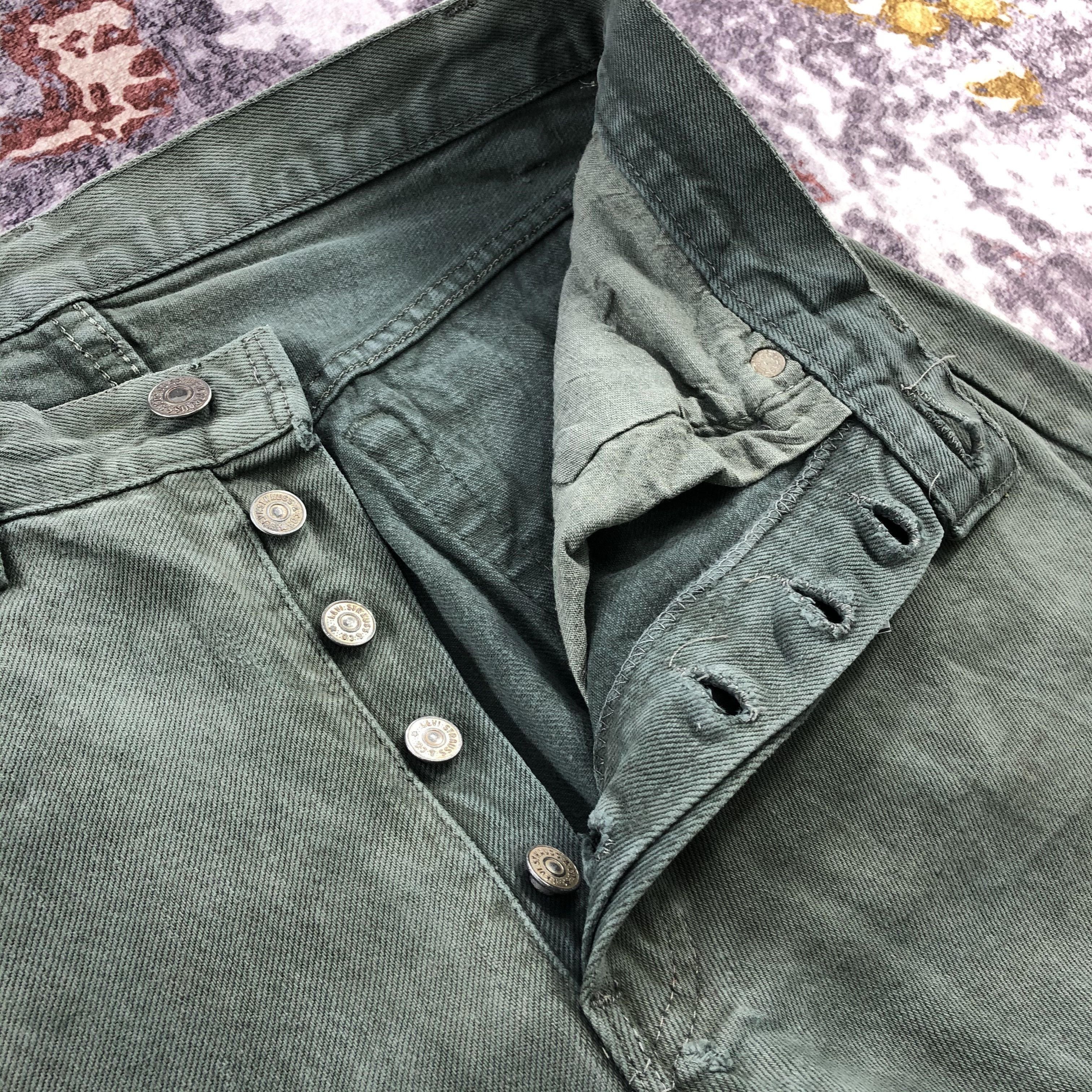 Levi's × Vintage 90s Vintage Ripped Levis 501 Jeans-JM2191 Size US 30 / EU 46 - 11 Thumbnail