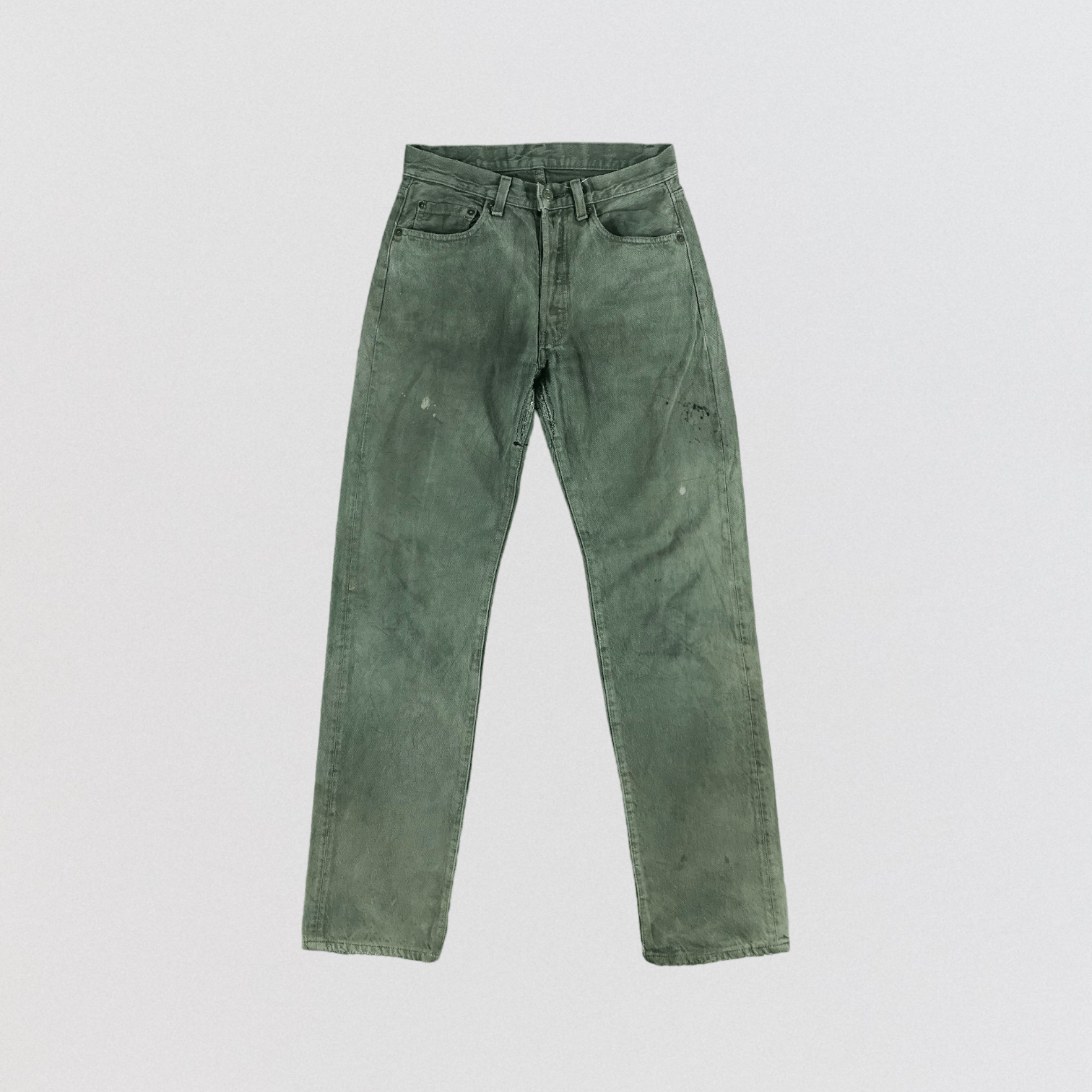 Levi's × Vintage 90s Vintage Ripped Levis 501 Jeans-JM2191 Size US 30 / EU 46 - 1 Thumbnail