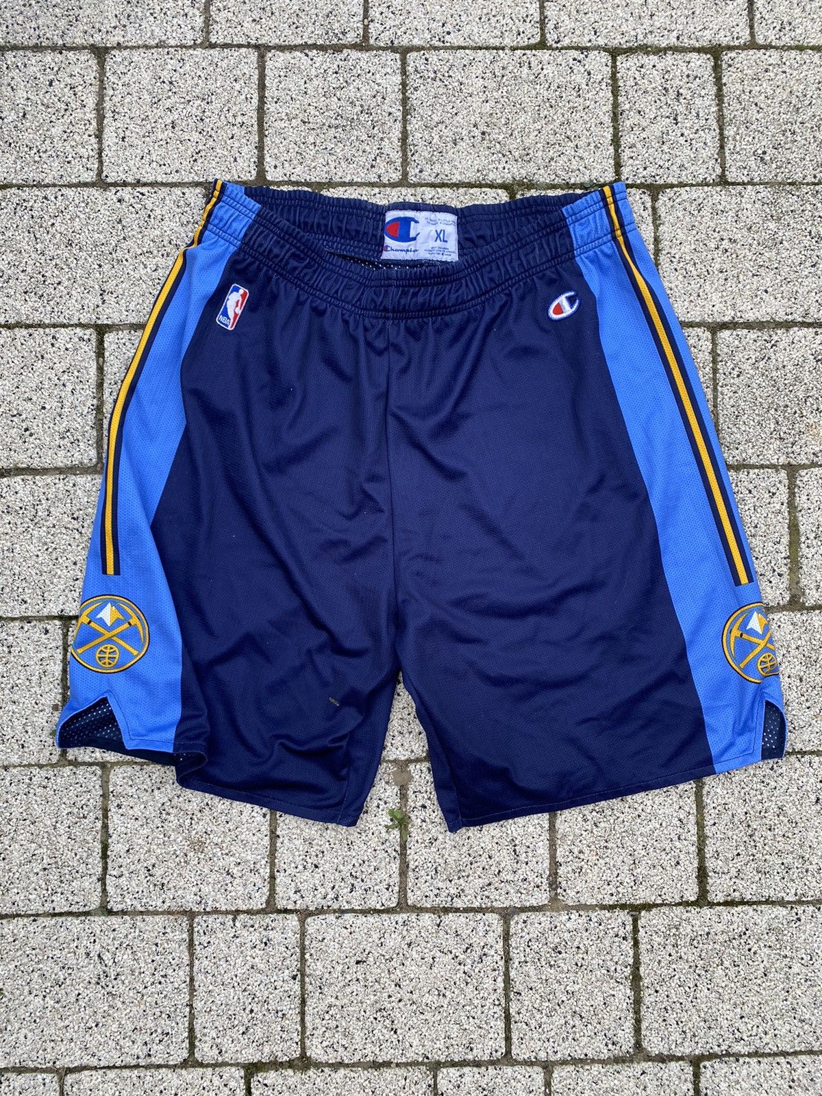 Vintage 90s champion Denver nuggets nba shorts
