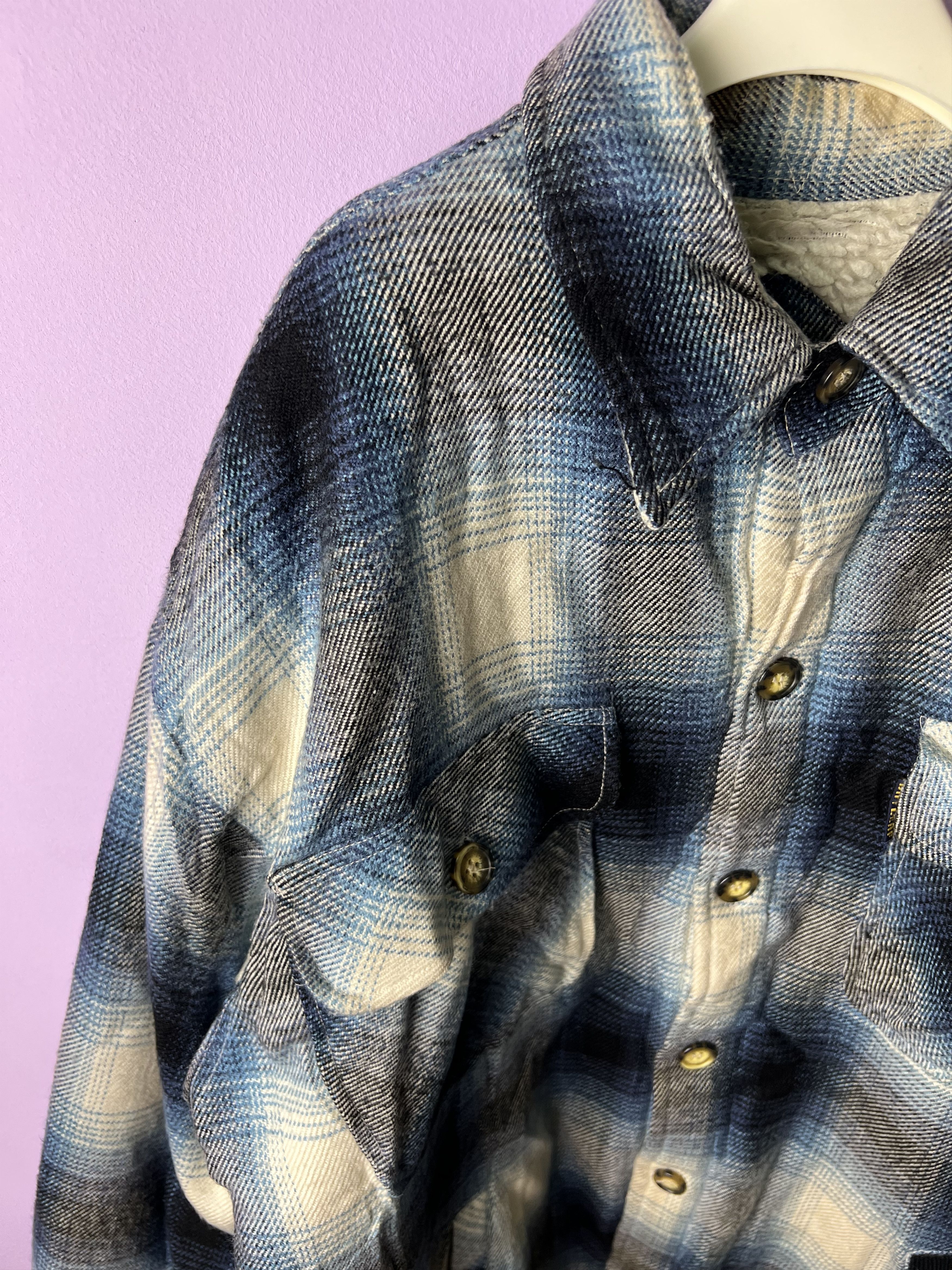 Japanese Brand 🔥Bayleaf Flannel Sherpa Jackets Size US L / EU 52-54 / 3 - 6 Thumbnail
