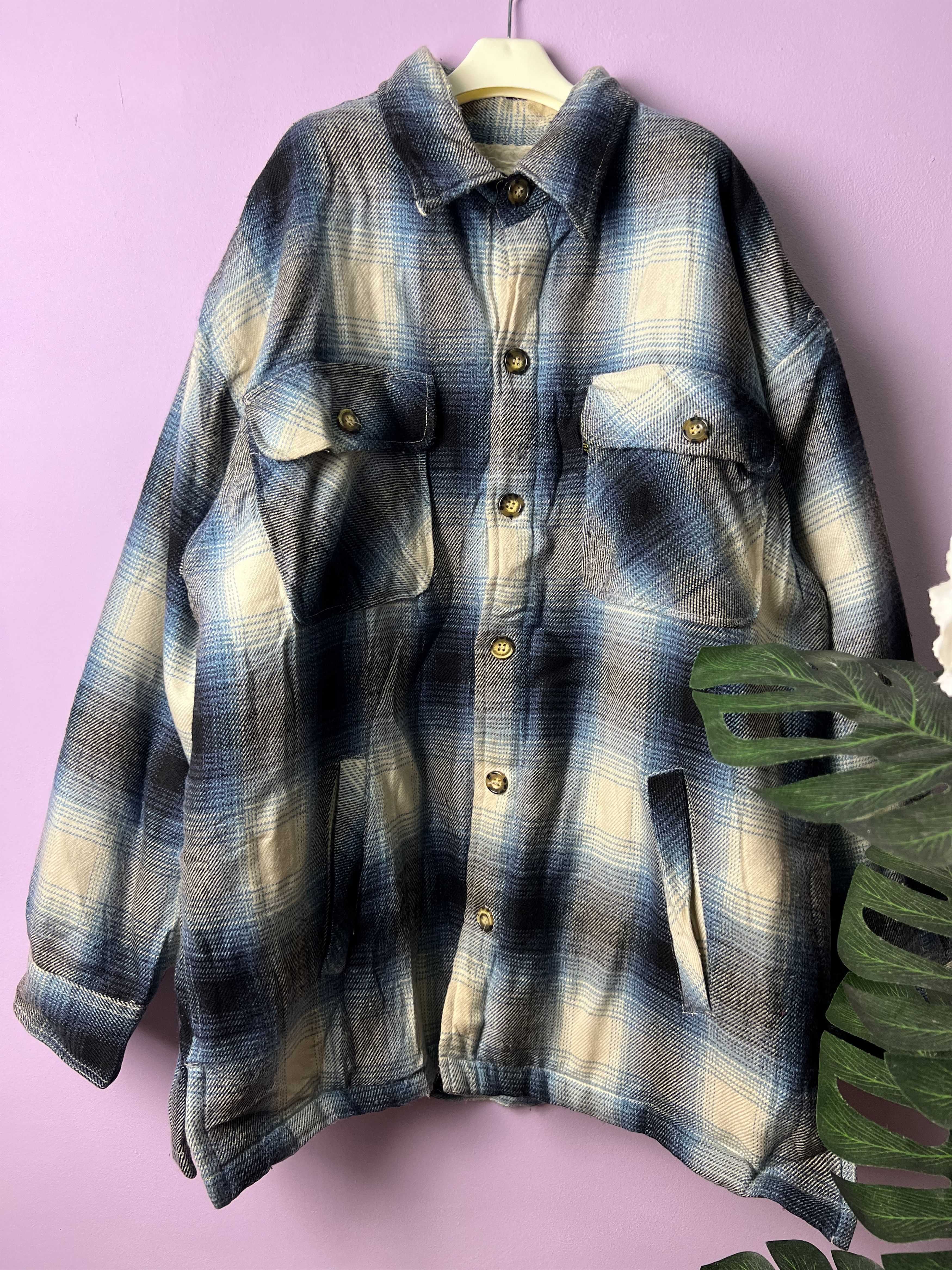 Japanese Brand 🔥Bayleaf Flannel Sherpa Jackets Size US L / EU 52-54 / 3 - 2 Thumbnail