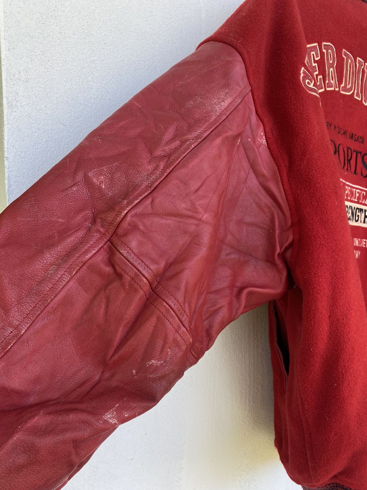 Japanese Brand 🔥Vintage Men’s Ba-Tsu Varsity Leather Jacket Size US L / EU 52-54 / 3 - 12 Thumbnail