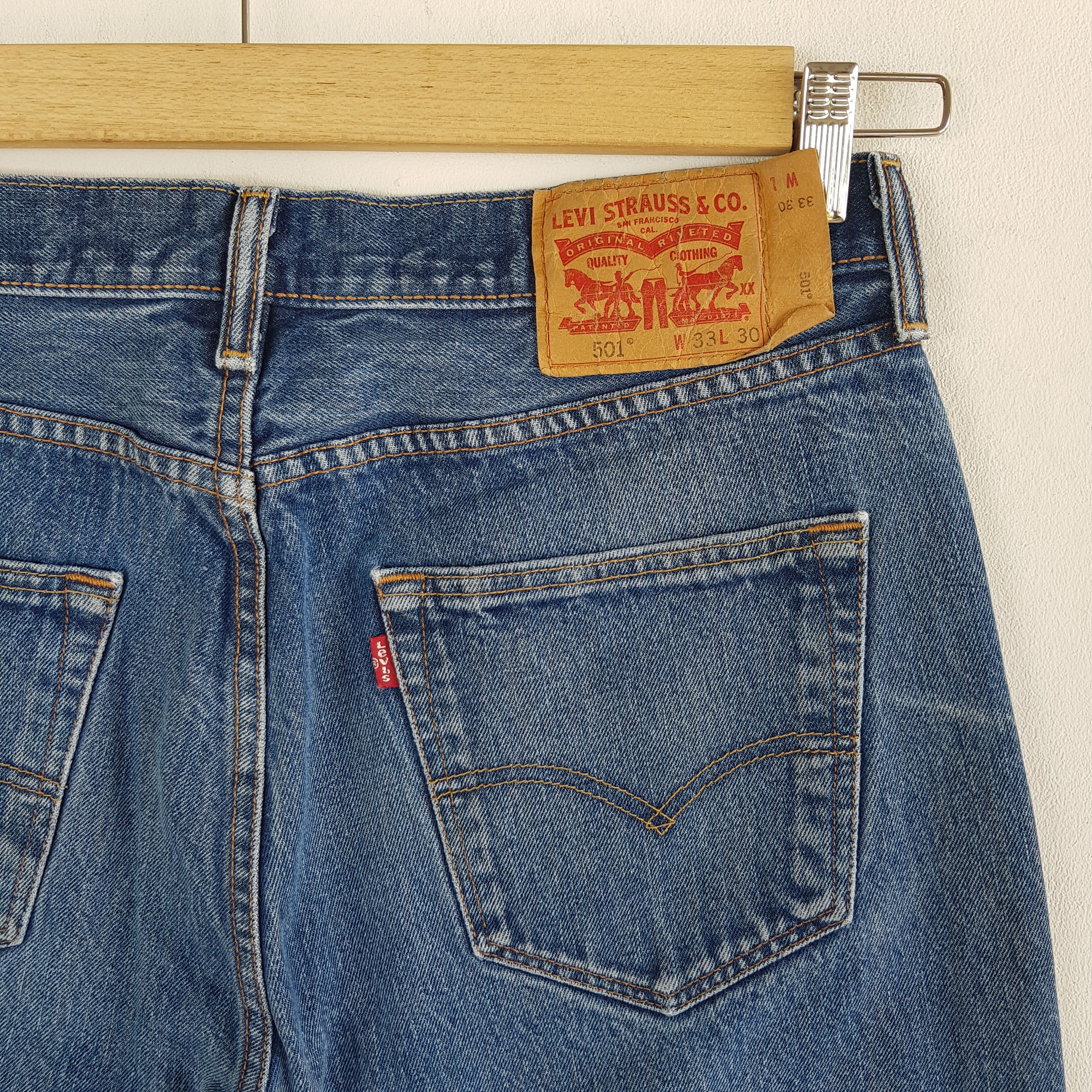 Vintage Levi's Distressed Released Hem Jeans Levis 501 Denim