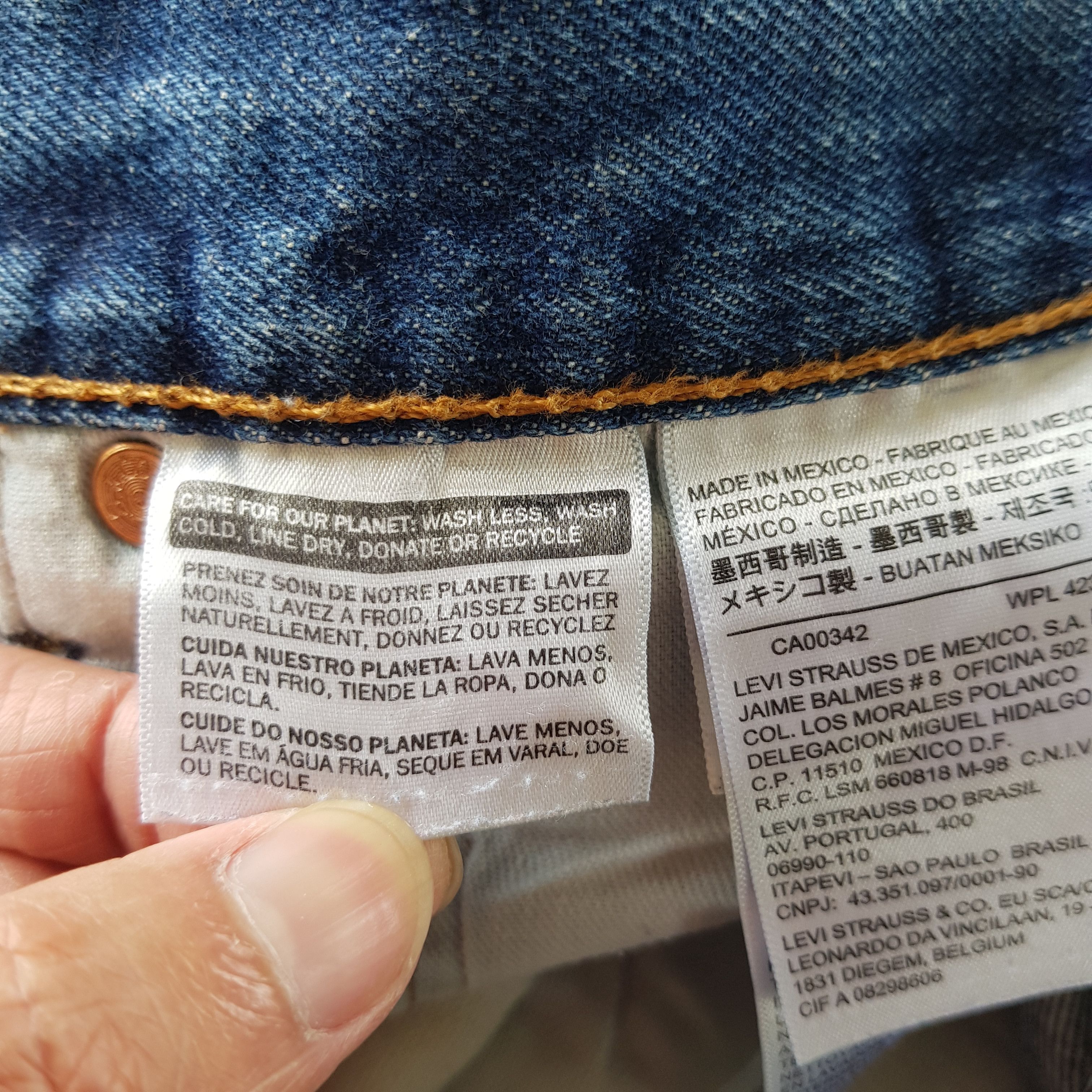 Vintage Levi's Distressed Released Hem Jeans Levis 501 Denim