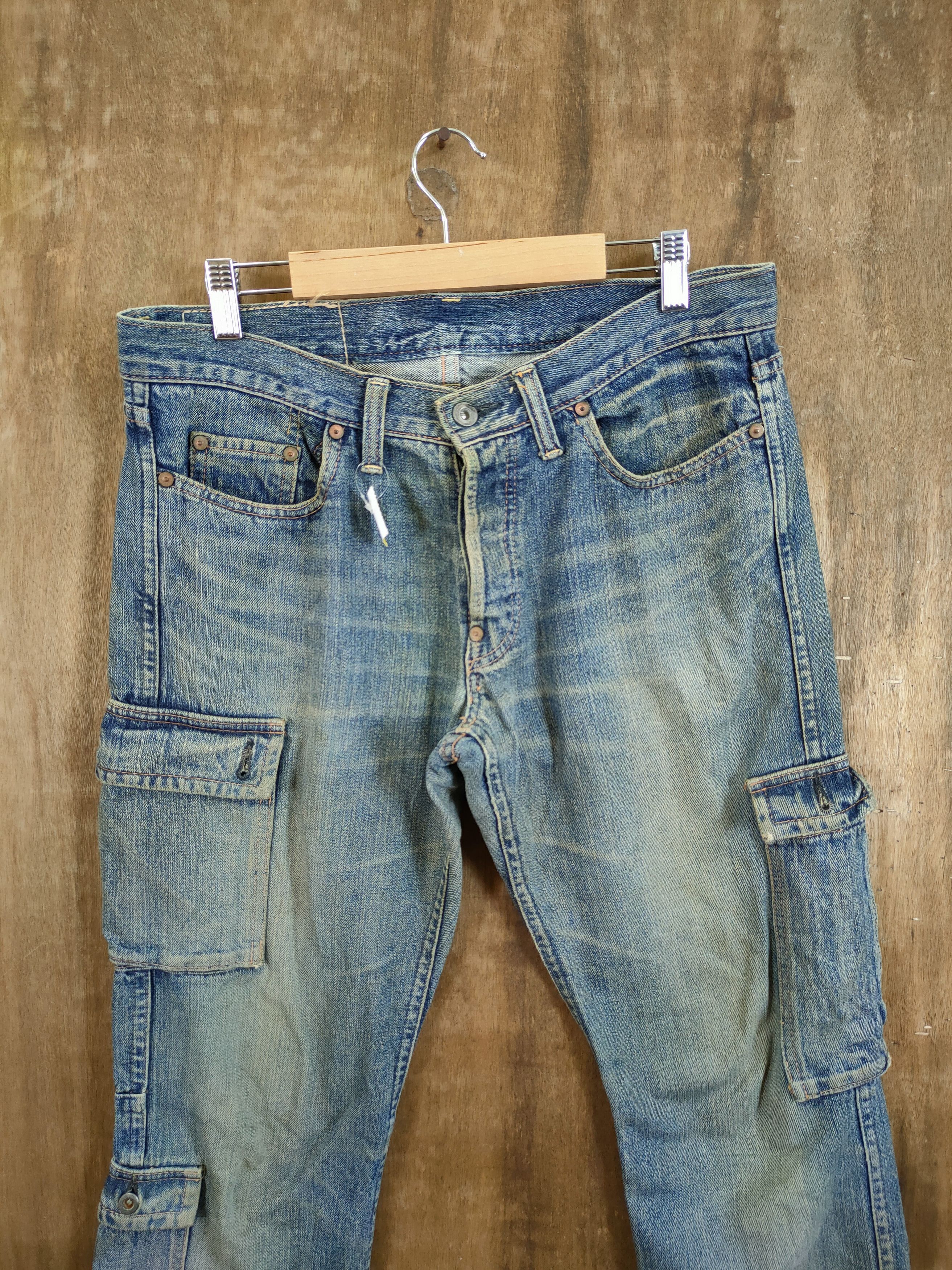 Johnbull DL John Bull Kojima Japan multipocket denim jeans #46-896 Size US 33 - 3 Thumbnail