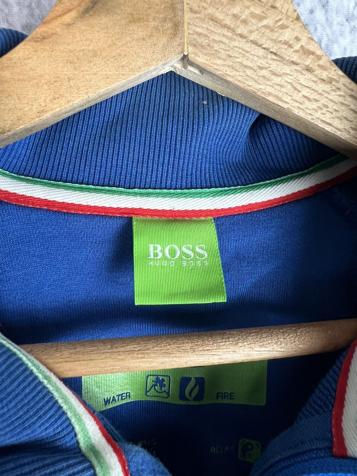 Hugo Boss Hugo Boss football Italian Italy zip sweatshirt Size US L / EU 52-54 / 3 - 4 Thumbnail