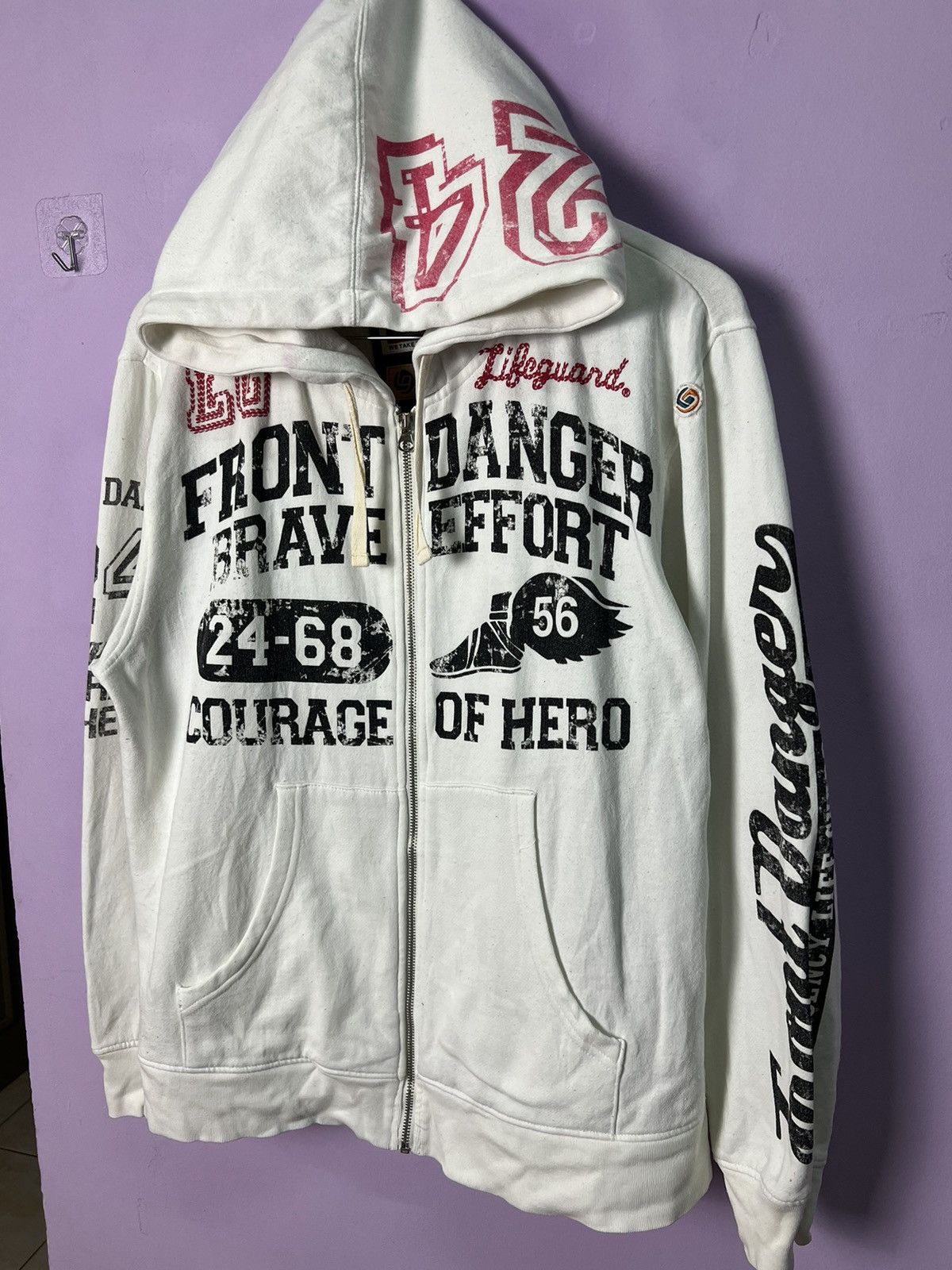 Other 🔥Lifeguard Front Danger Zipper Hoodies Size US M / EU 48-50 / 2 - 5 Thumbnail