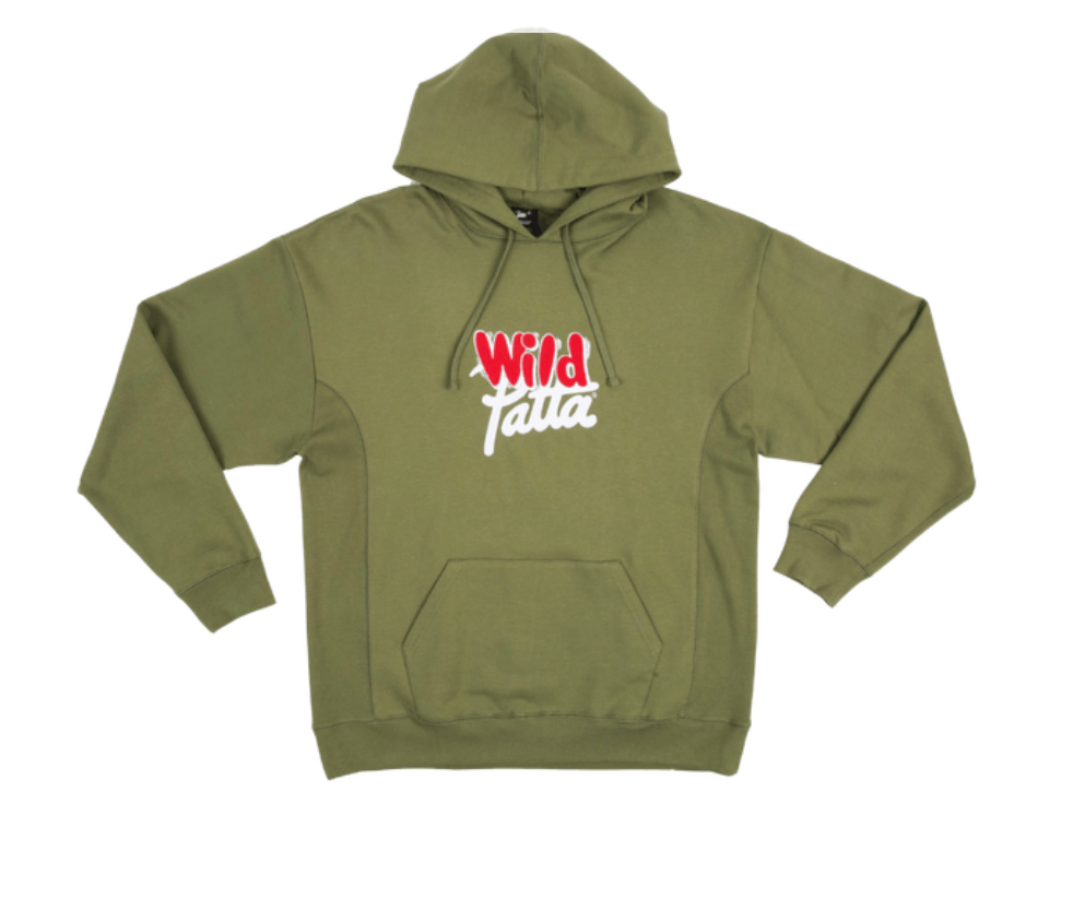 Patta Wild Hoodie Oliveine • L