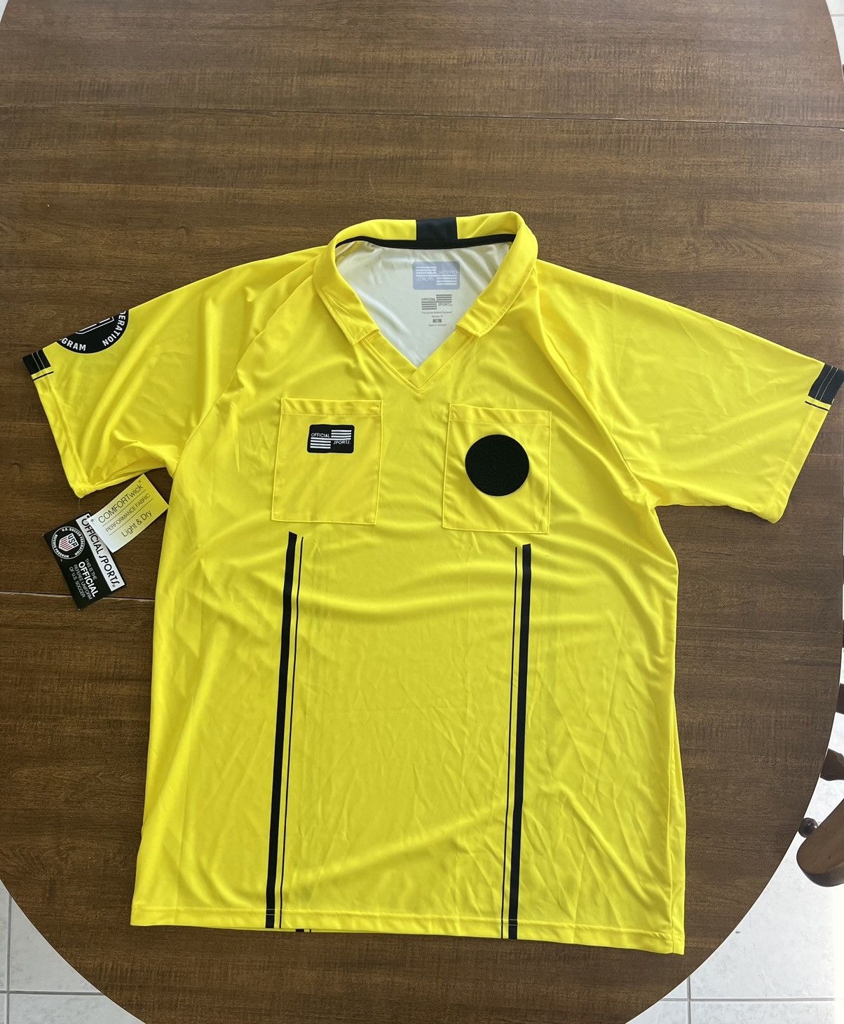 Other Y2K Yellow Soccer Jersey Polo Size US XL / EU 56 / 4 - 1 Thumbnail