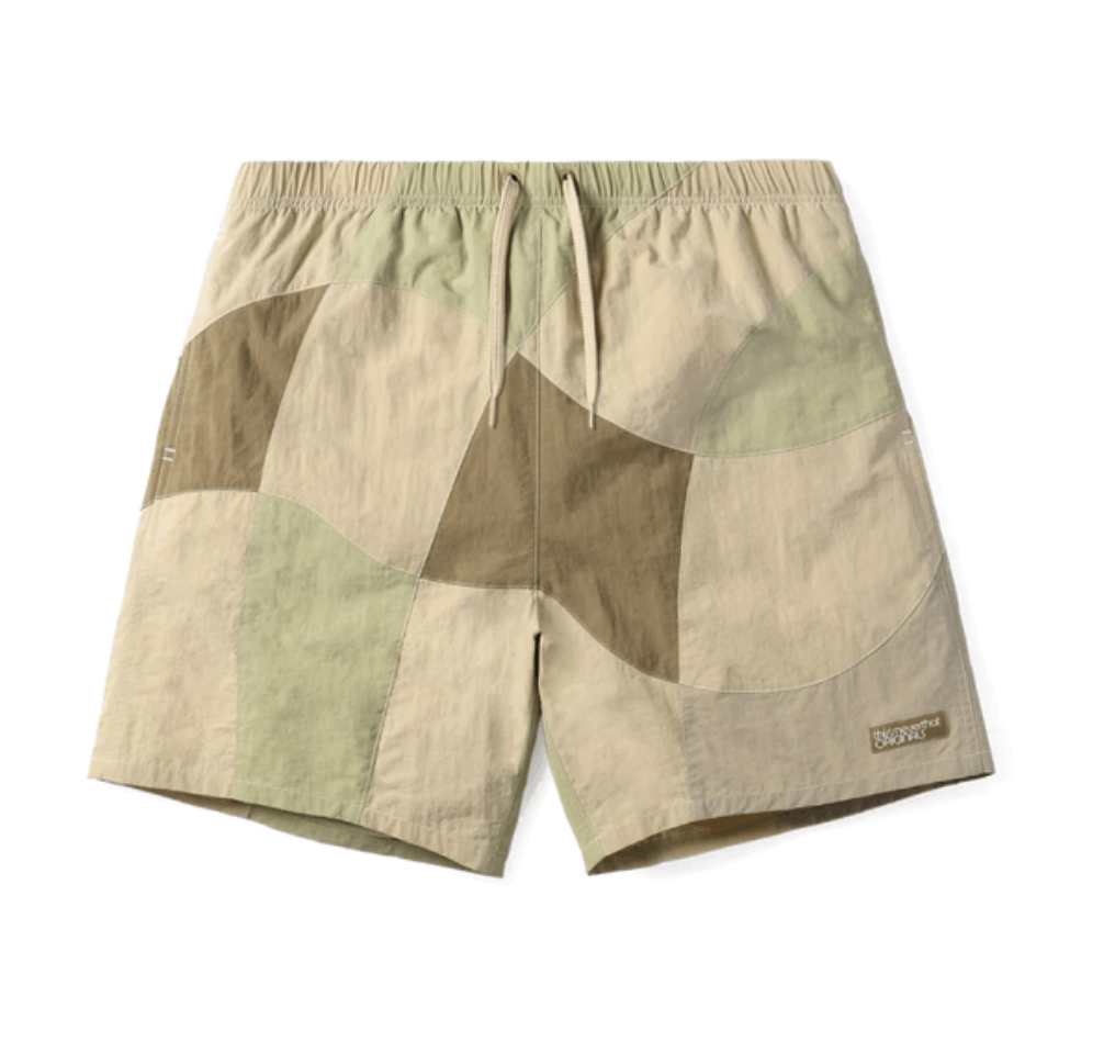 image of Thisisneverthat Wave Shorts Beige • L, Men's (Size 34)