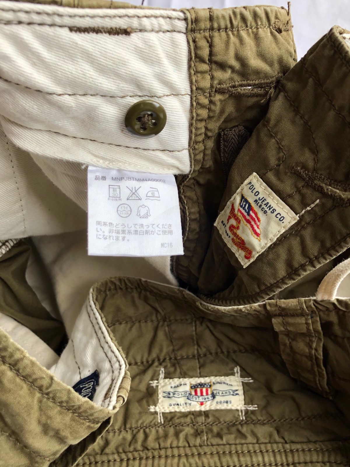 Polo Ralph Lauren Military Style Multi pocket Cargo Pant Size US 34 / EU 50 - 10 Thumbnail