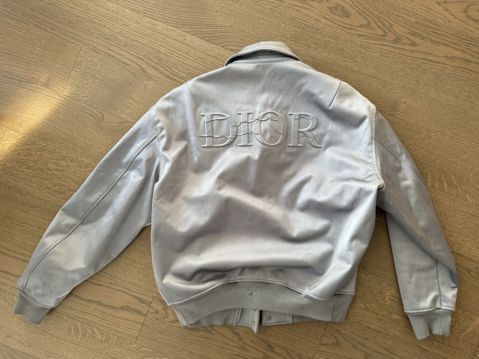 Christian Dior Monsieur Dior Men 2020 x Daniel Arsham Satin Bomber Jacket Size US M / EU 48-50 / 2 - 2 Thumbnail