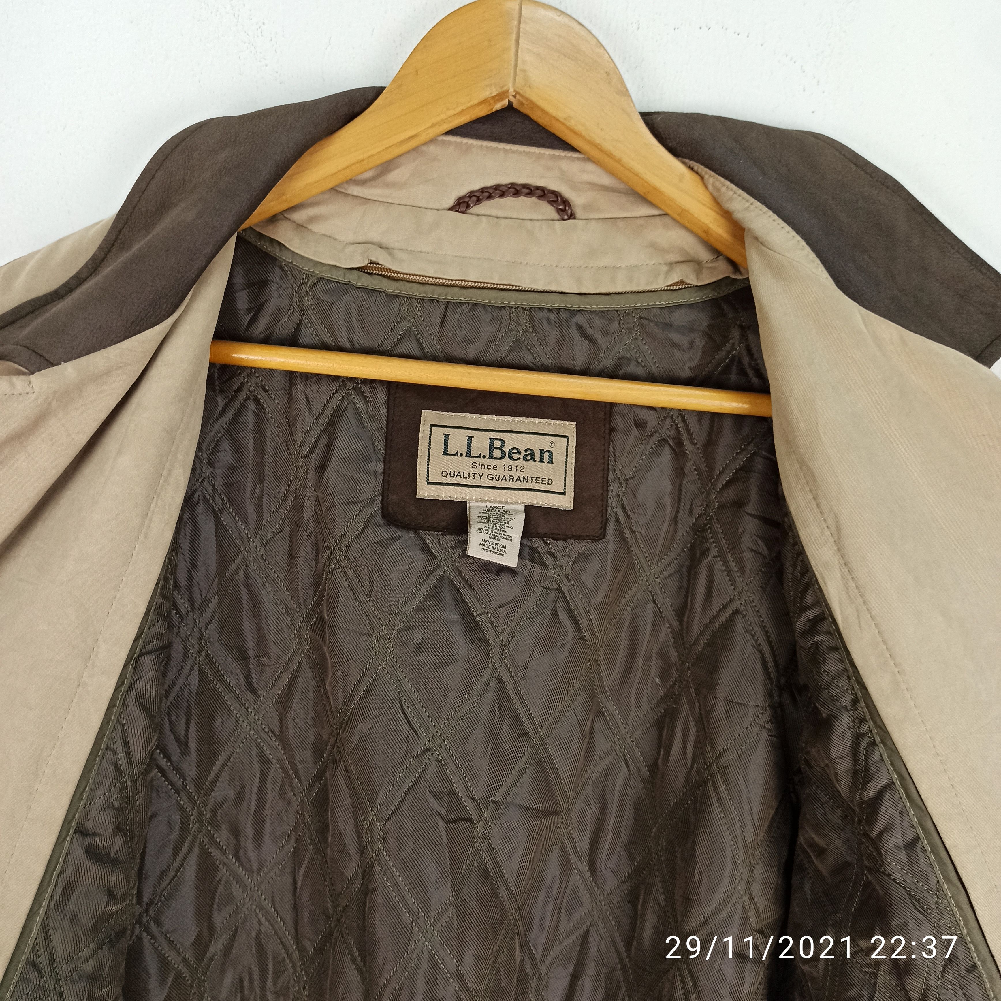 L.L. Bean L.L BEAN Trench Long Coat Made in USA Size US L / EU 52-54 / 3 - 5 Thumbnail