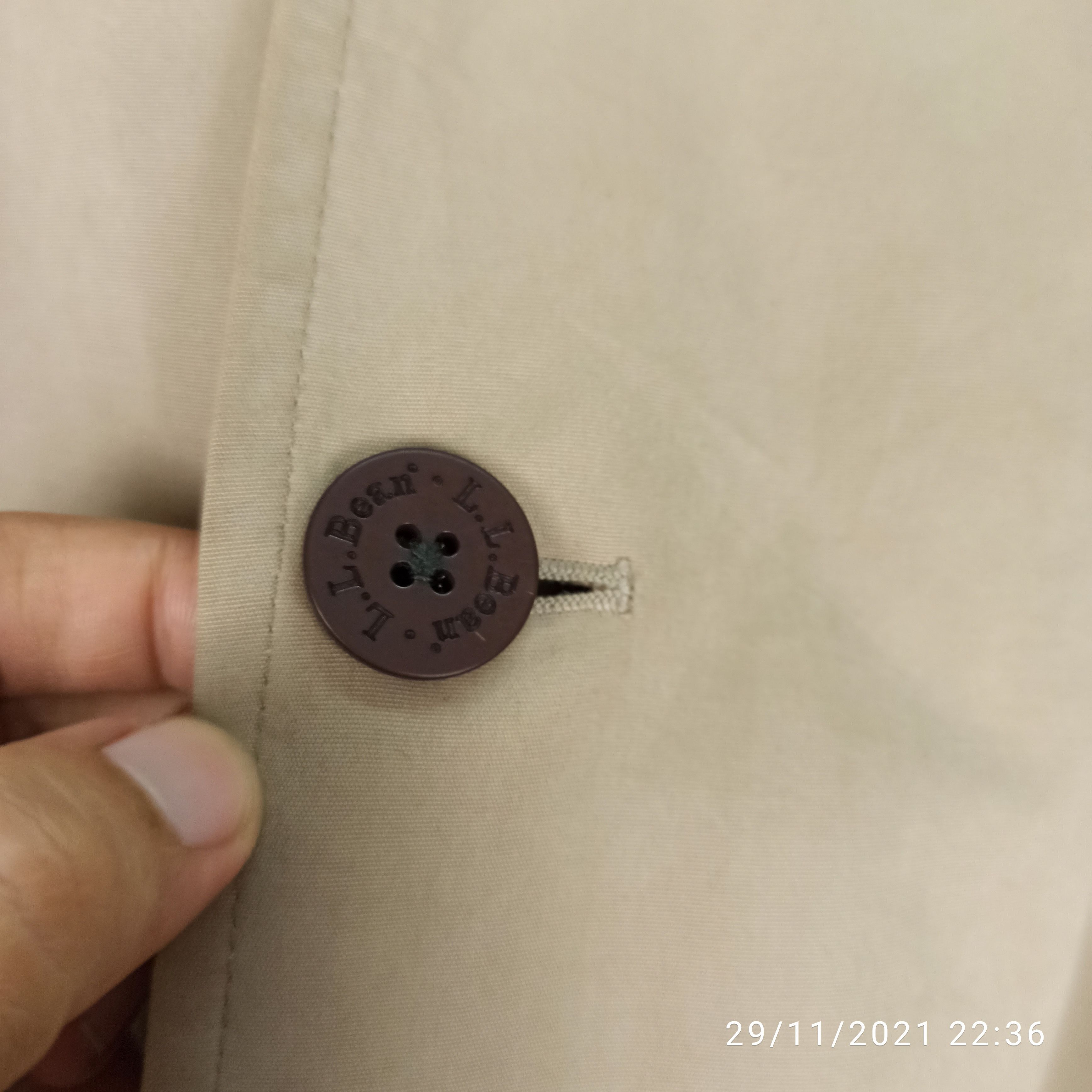 L.L. Bean L.L BEAN Trench Long Coat Made in USA Size US L / EU 52-54 / 3 - 3 Thumbnail