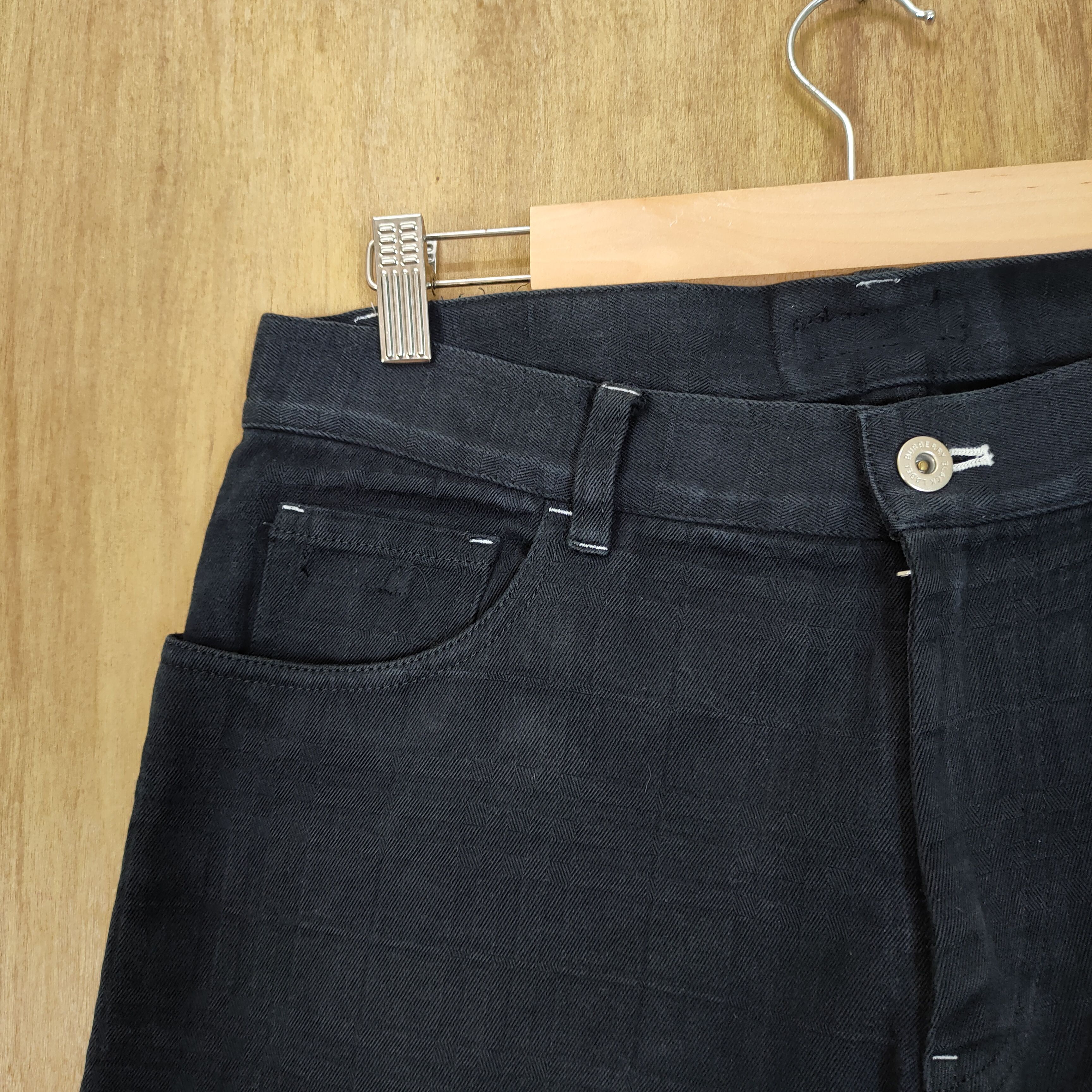 Burberry × Burberry Prorsum BURBERRY BLACK JEANS DENIM PANTS Size US 32 / EU 48 - 4 Thumbnail