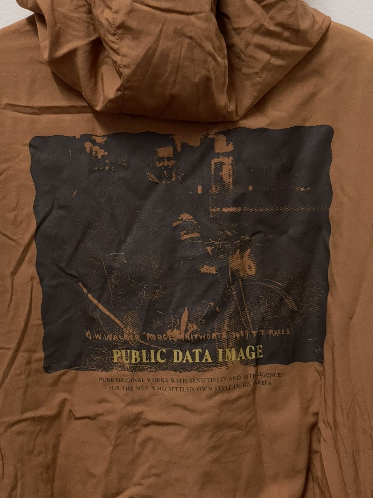 Japanese Brand × Vintage Vtg Public Data Image Design By T.Miyazaki Big Logo Jacket Size US L / EU 52-54 / 3 - 2 Thumbnail