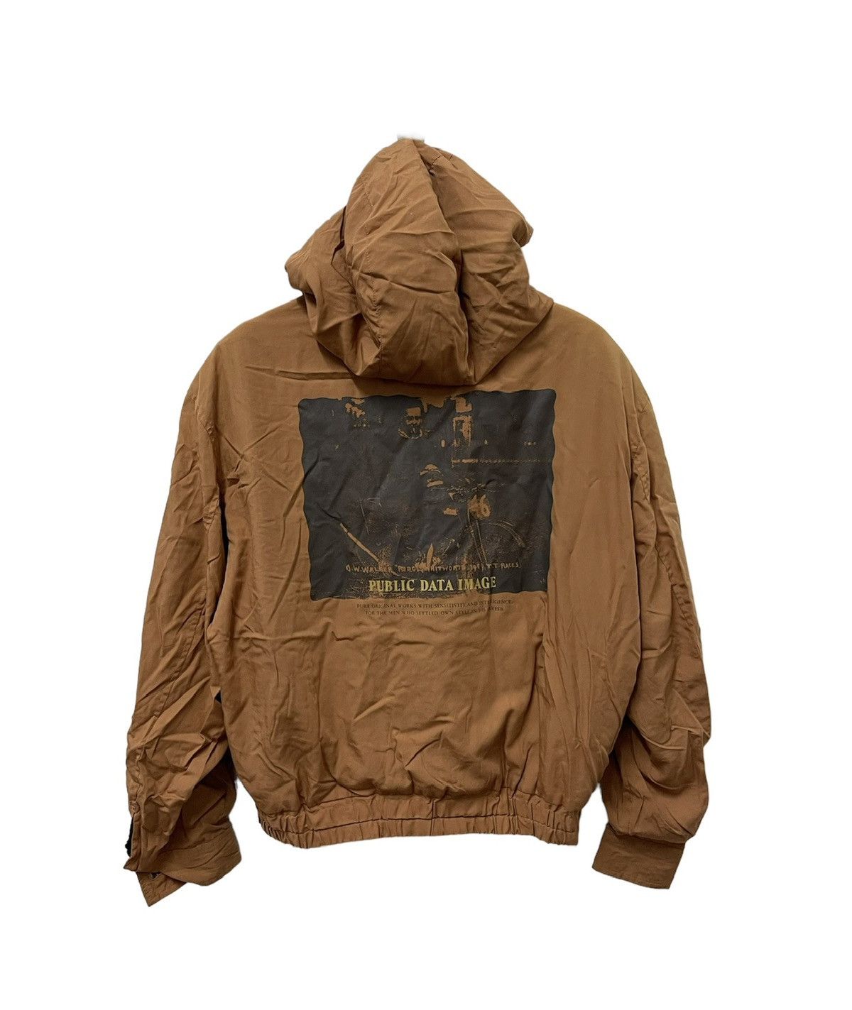 Japanese Brand × Vintage Vtg Public Data Image Design By T.Miyazaki Big Logo Jacket Size US L / EU 52-54 / 3 - 1 Thumbnail