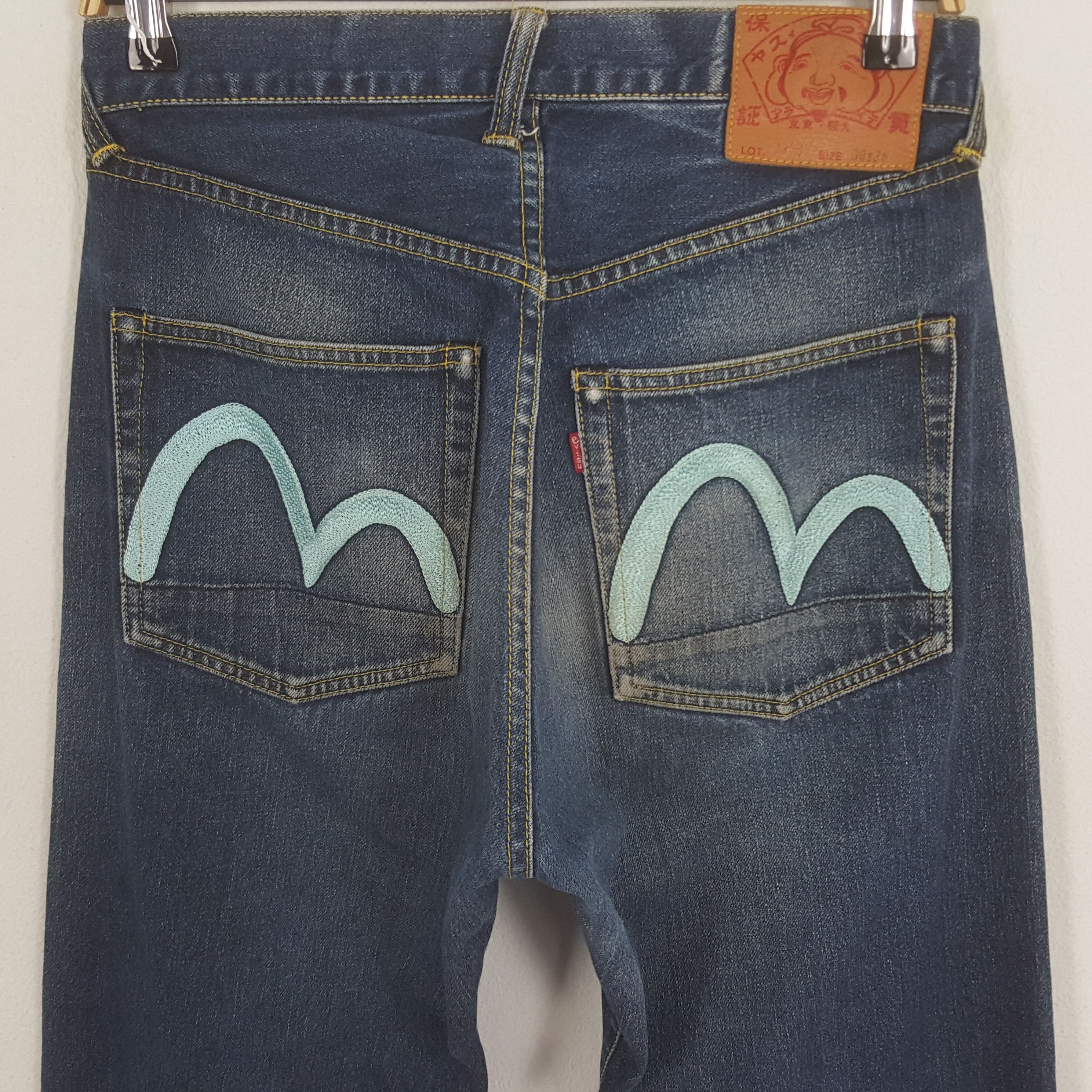 Evisu × Japanese Brand Vintage Evisu Japan Selvedge Custom Daicock Art Denim Jeans Size US 29 - 5 Thumbnail