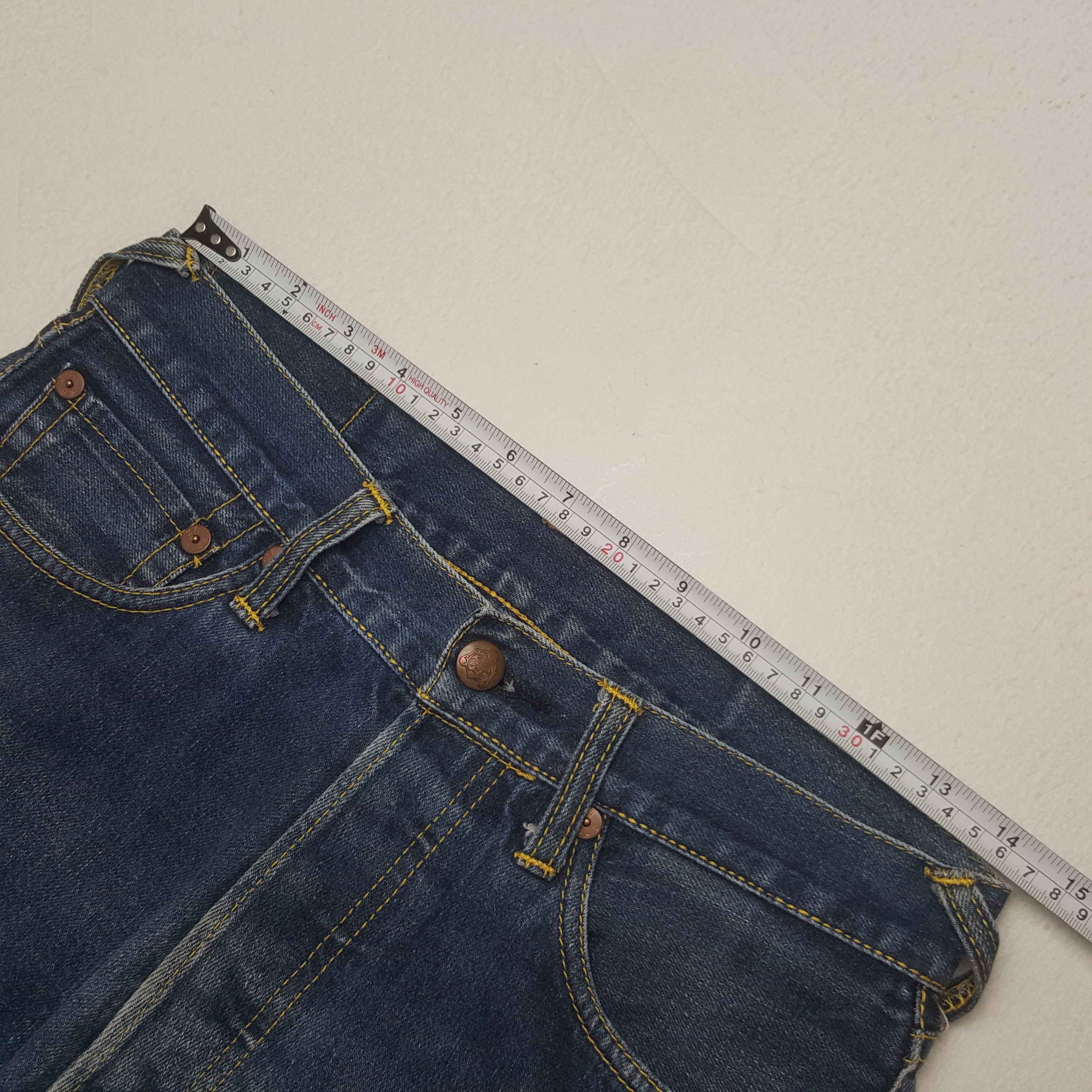 Evisu × Japanese Brand Vintage Evisu Japan Selvedge Custom Daicock Art Denim Jeans Size US 29 - 8 Thumbnail