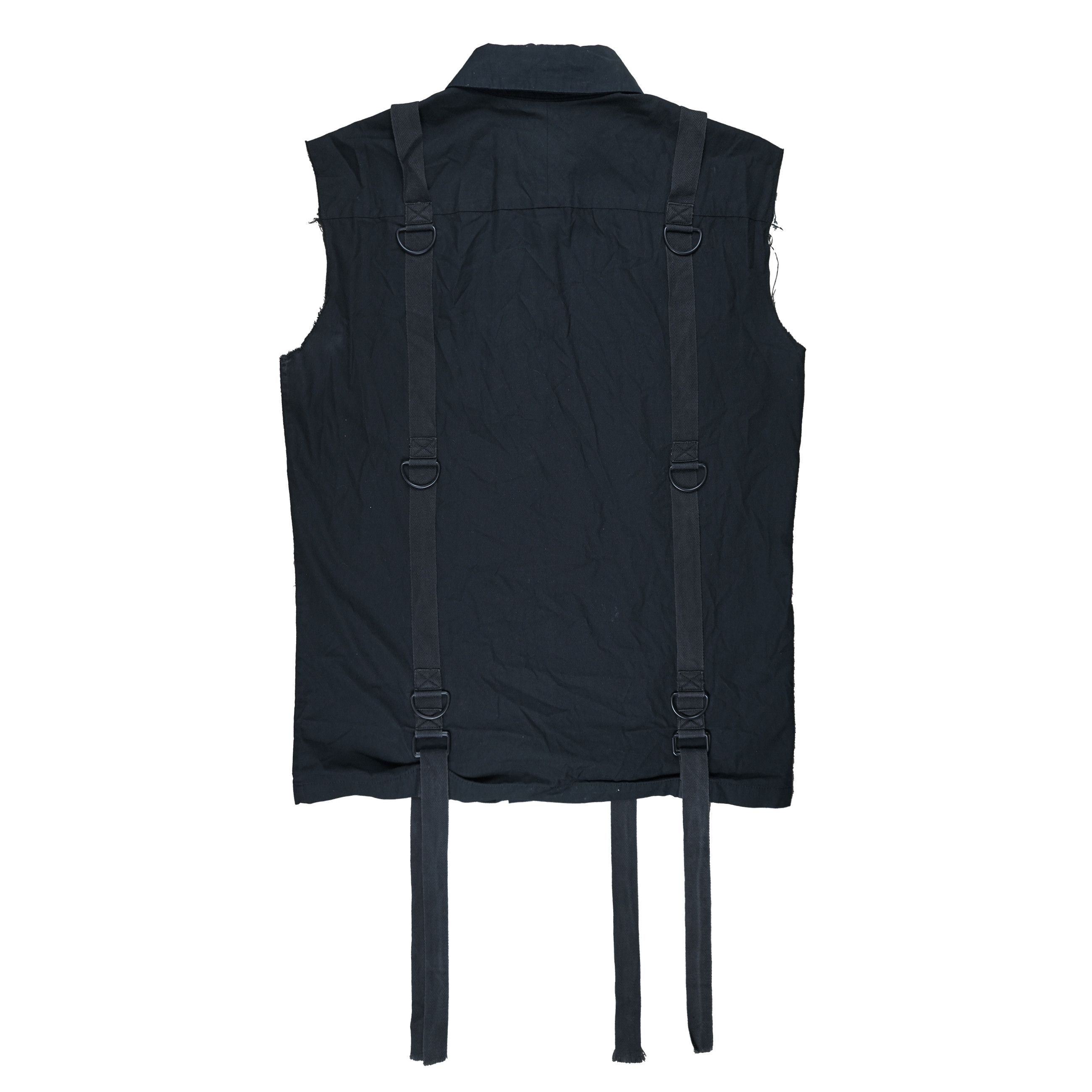 Number (N)ine × Takahiromiyashita The Soloist. SS04 Bondage Cutoff Shirt Size US L / EU 52-54 / 3 - 2 Thumbnail