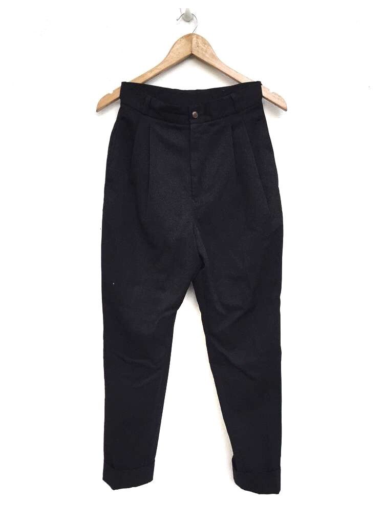 Gaultier Homme Objet × Jean Paul Gaultier OG Jean Paul Gaultier High Waist Gabardine 🎈Pants Size US 26 / EU 42 - 1 Thumbnail