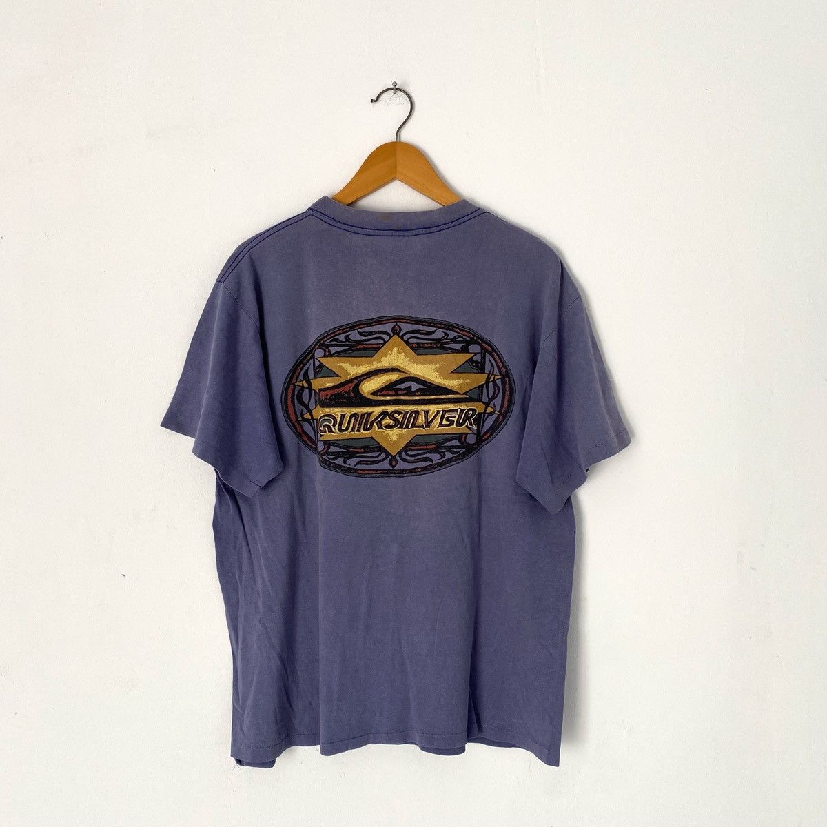 Quiksilver × Vintage vintage Quiksilver big logo t-shirt Size US L / EU 52-54 / 3 - 1 Thumbnail